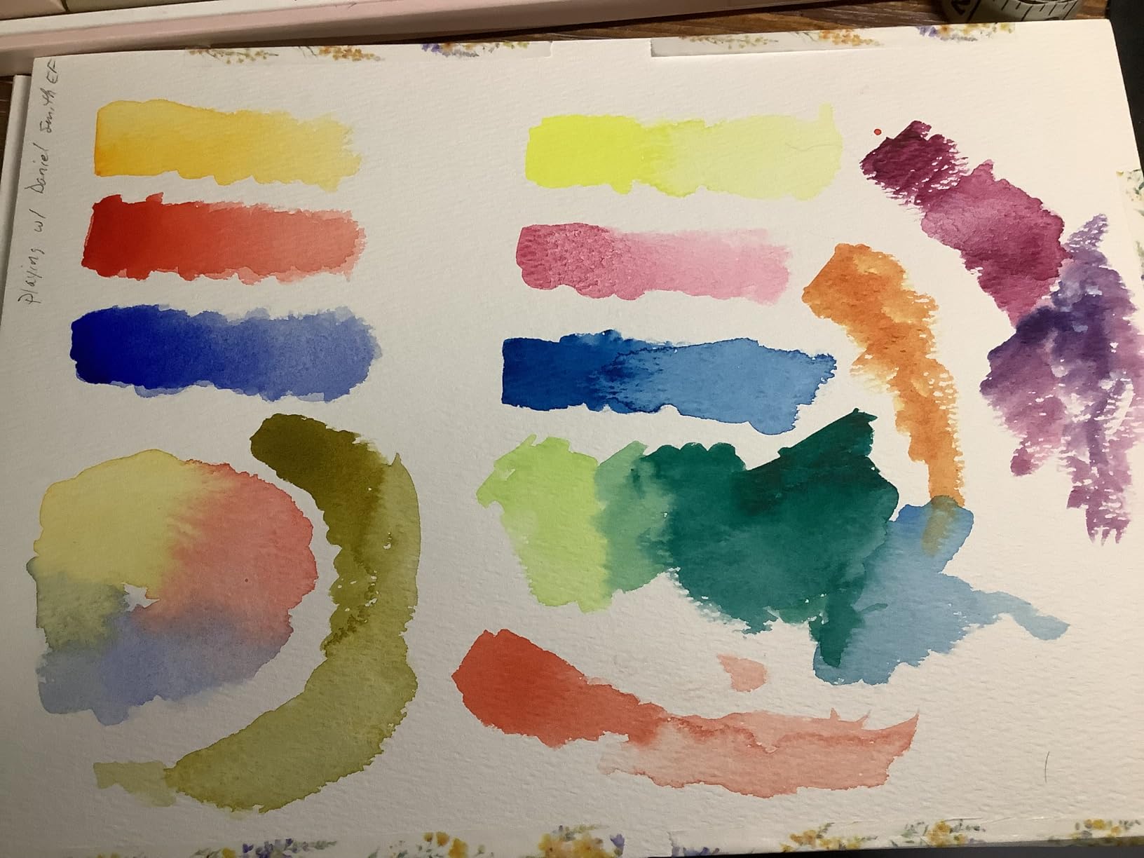 DANIEL SMITH Extra Fine Essentials Introductory Watercolor, 6 Tubes, 5ml customer photo 1