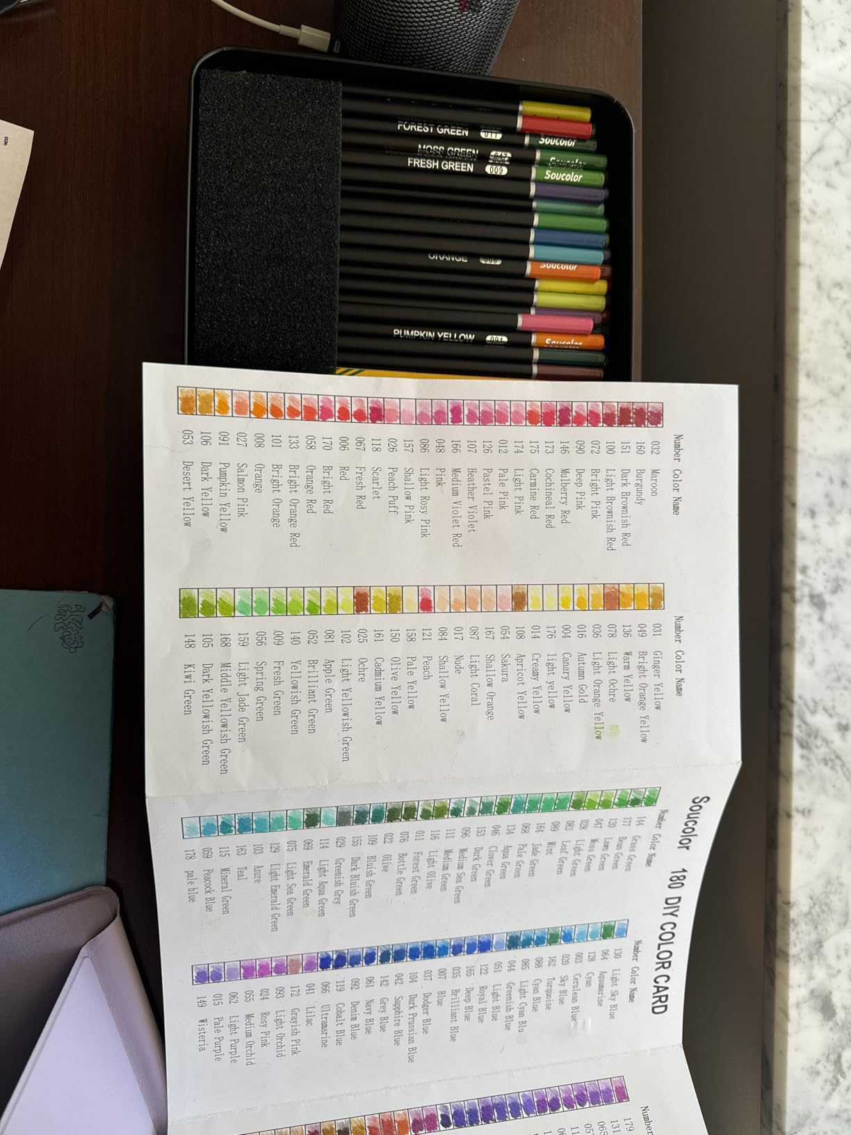 Soucolor 72-Color Colored Pencils for Adult Coloring Books, Soft Core, Back to School Supplies, Smooth Coloring Pencils for Kids Sketching, Drawing, Blending, Shading, Arts & Crafts Supplies Gift customer photo 2