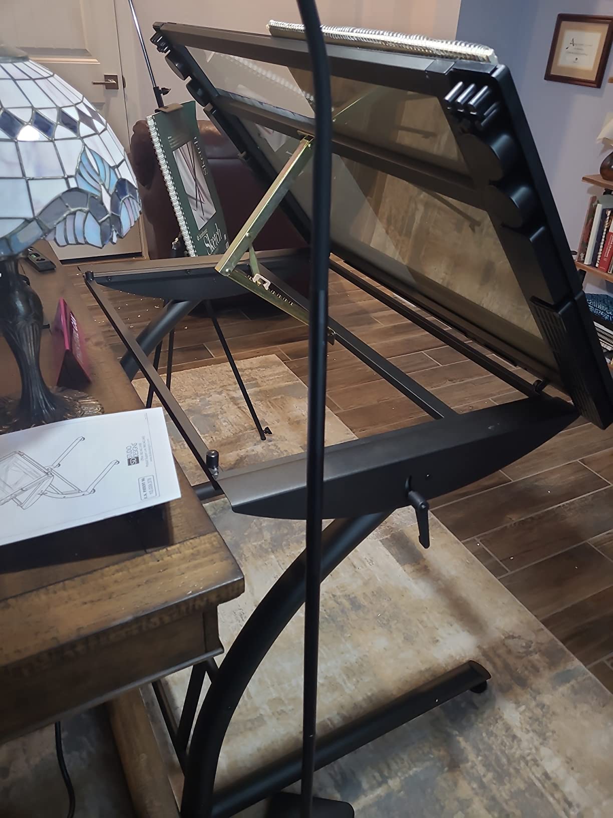 SD Studio Designs Triflex Drawing Table, Sit to Stand Up Adjustable Office Home Computer Desk customer photo 1