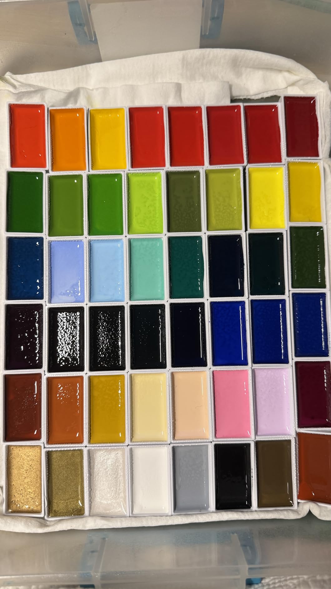 Kuretake GANSAI TAMBI Watercolor paint set 48 Colors, Professional-quality art supplies for artist, drawing, sketch, Non-Toxic, Made in Japan customer photo 1