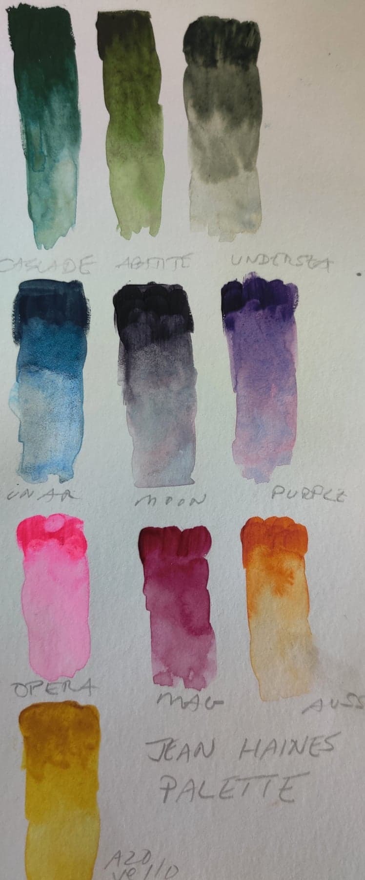 DANIEL SMITH Watercolor, 5ml tubes, Jean Haines Master Artist Set 10 Watercolor Tubes (total 10 pieces) 285610223, 0.17 Fl Oz (Pack of 10) customer photo 2