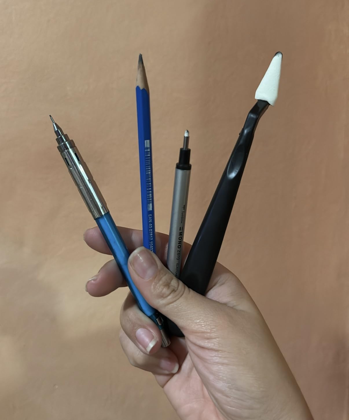 N NOROCME 12 PCS Blending Stumps and Tortillions Paper Art Blenders with Sandpaper Pencil Sharpener Pointer for Student Artist Charcoal Sketch Drawing Tools customer photo 2