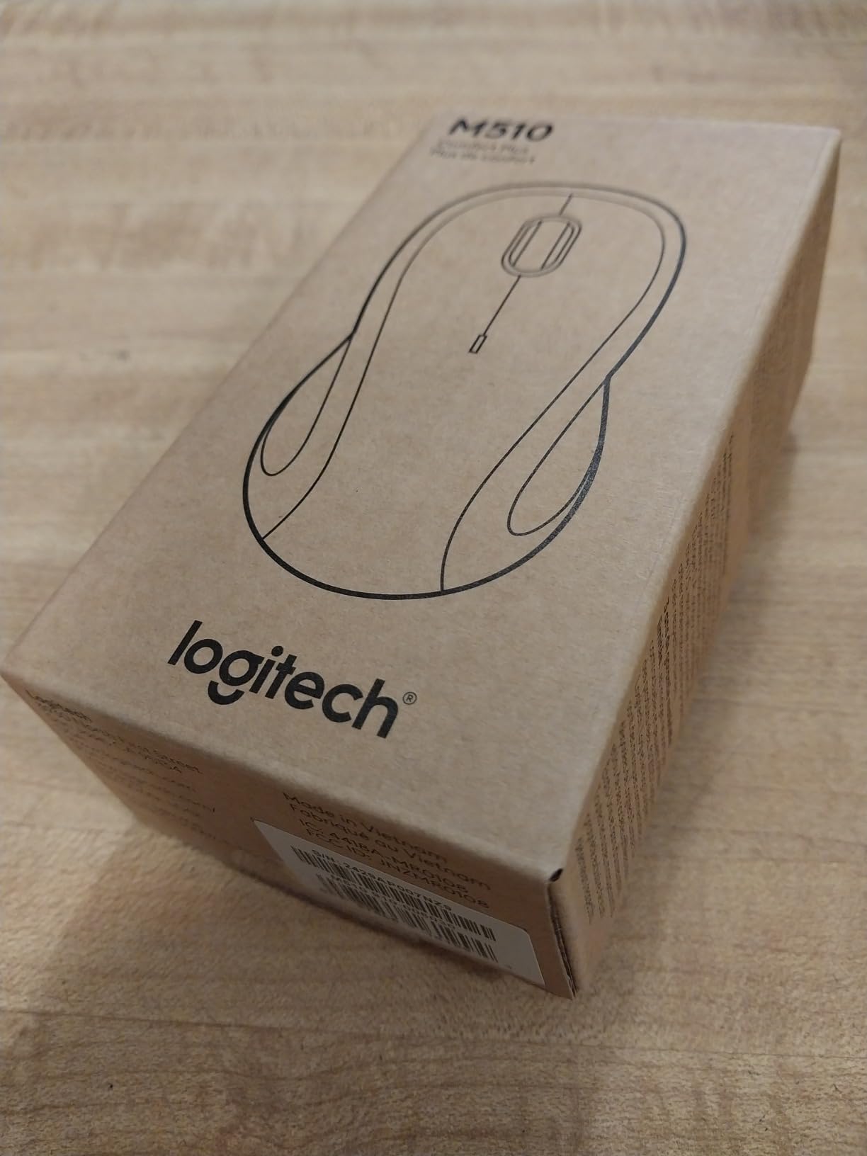 Logitech M510 Wireless Mouse, 2.4 GHz with USB Unifying Receiver, 1000 DPI Laser-Grade Tracking, 7-Buttons, 24-Months Battery Life, PC/Mac/Laptop - Graphite customer photo 2