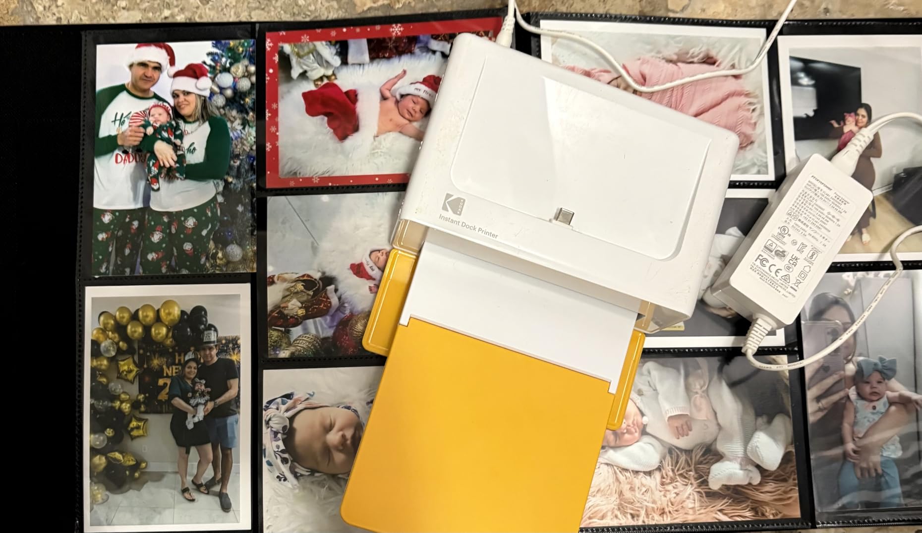 KODAK Dock Plus 4x6'' Photo Printer, 50 Sheets, Docking & Bluetooth Smartphone Printer for iPhone & Android, Instant Color Prints, 4PASS Dye Sublimation customer photo 1