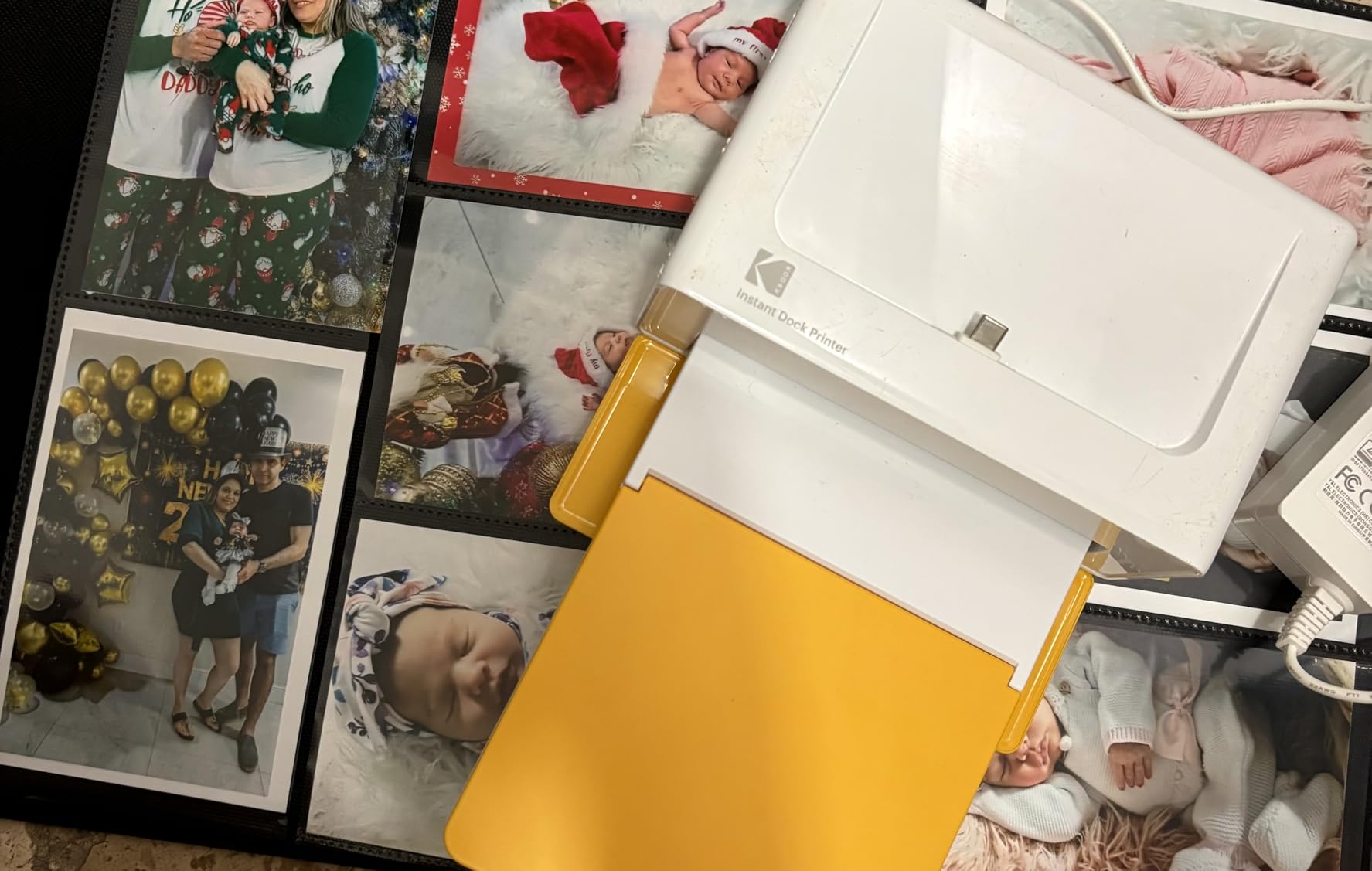 KODAK Dock Plus 4x6'' Photo Printer, 50 Sheets, Docking & Bluetooth Smartphone Printer for iPhone & Android, Instant Color Prints, 4PASS Dye Sublimation customer photo 2