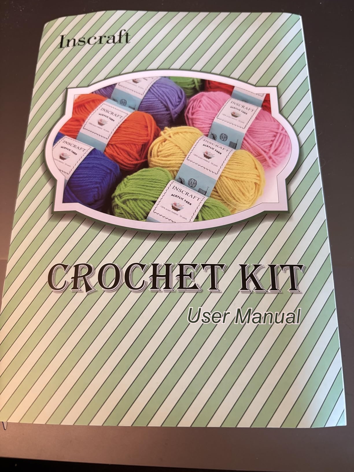 INSCRAFT 113 Piece Crochet Kit with Yarn Set- 1600 Yards Assorted Yarn for Knitting and Crochet, 73PCS Crochet Accessories Set Including Ergonomic Hooks, Knitting Needles & More Ideal Beginner Kit customer photo 2
