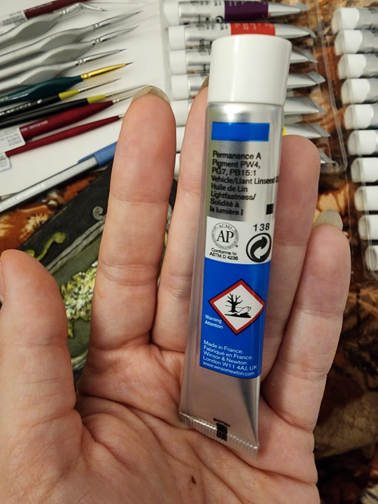 Winsor & Newton Winton Oil Color Paint Set, 20 x 12ml (0.4-oz) Tubes customer photo 2