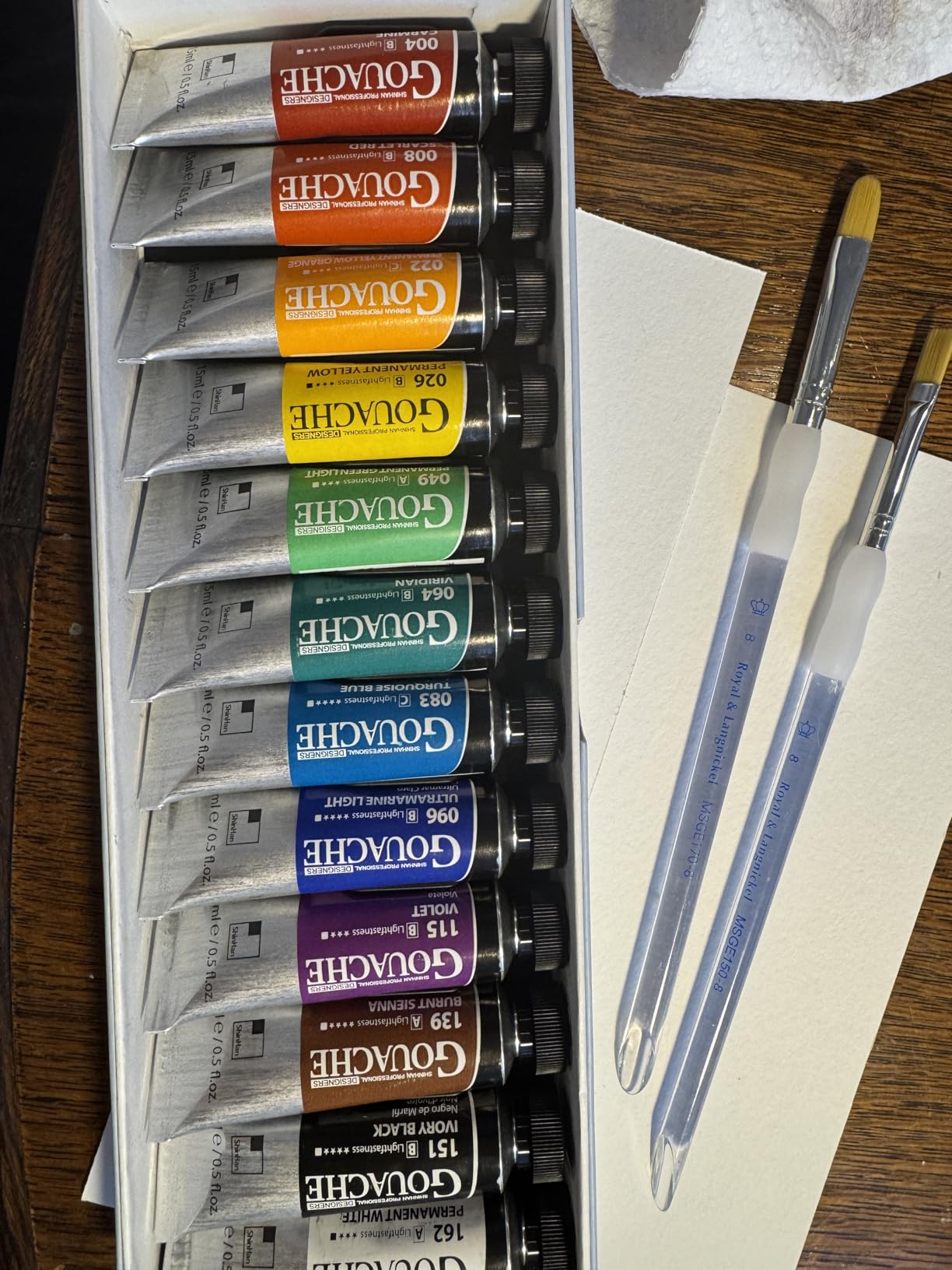 ShinHan Professional Designer Gouache 15ml Tube 12 Colors Set customer photo 1