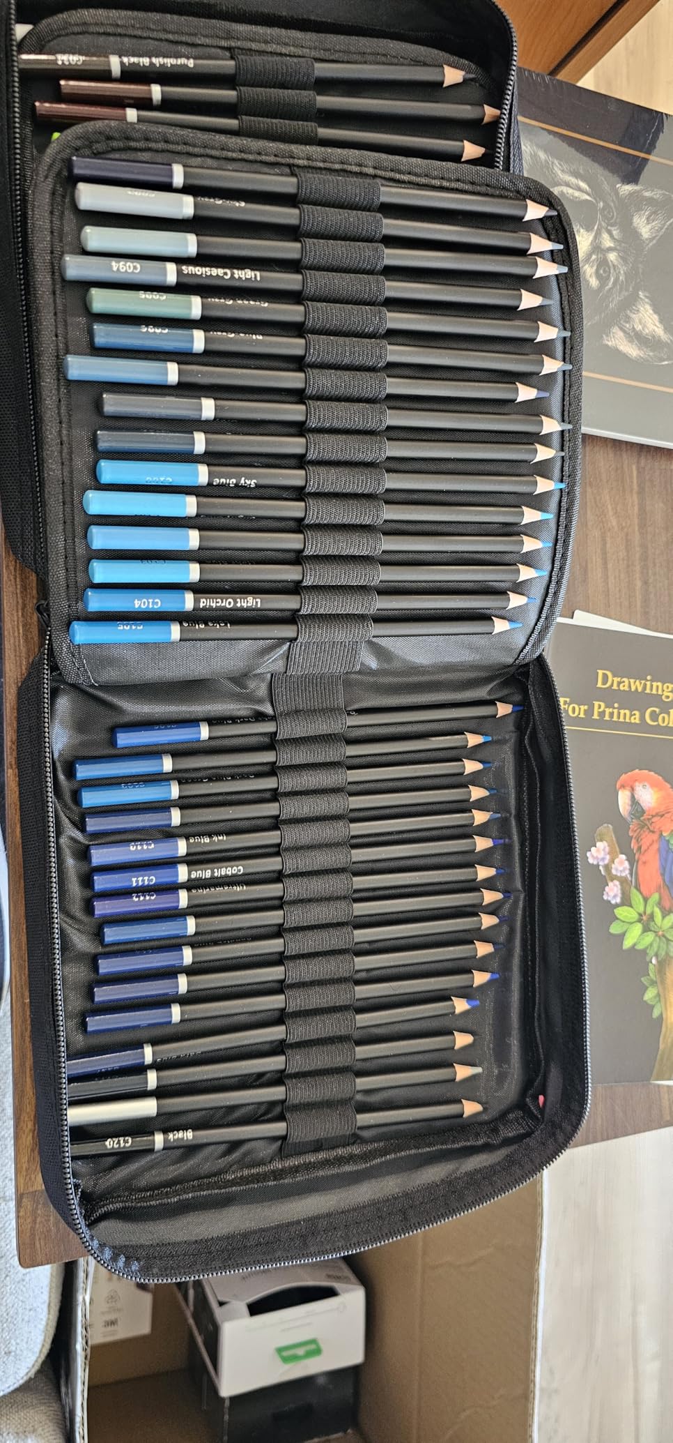 PRINA Art Supplies 120 Colors Colored Pencils Set for Adults Coloring Books with Sketchbook, Professional Vibrant Artists Coloring Pencils customer photo 2