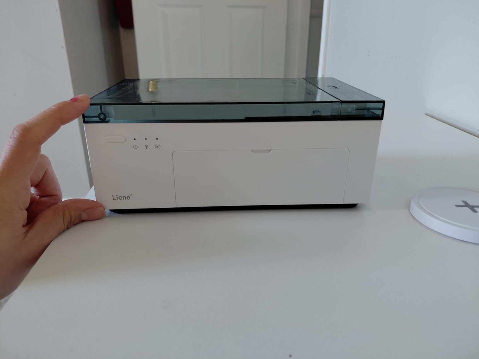 Liene M100 4x6'' Photo Printer, Phone Printer 100 Sheets & 3 Cartridges, Full-Color Photo, Portable Instant Photo Printer for iPhone Android, Thermal Dye Sublimation, Wi-Fi Picture Printer customer photo 1