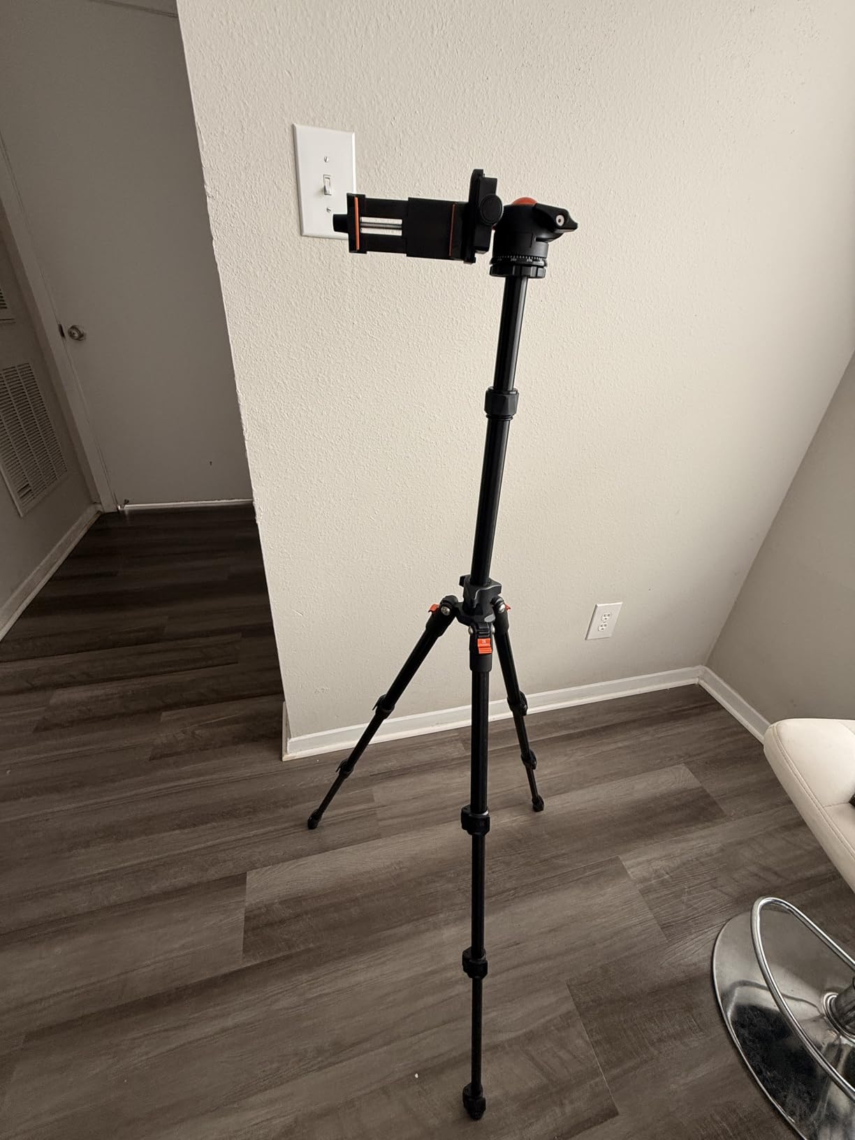 K&F CONCEPT 64 inch/163 cm Camera Tripod, Lightweight Travel Outdoor DSLR Tripods with 360 Degree Ball Head Load Capacity 17.6 lbs/8 kg, Cellphone Clip for Smartphone Live Streaming Vlog O234A1+BH-36 customer photo 2