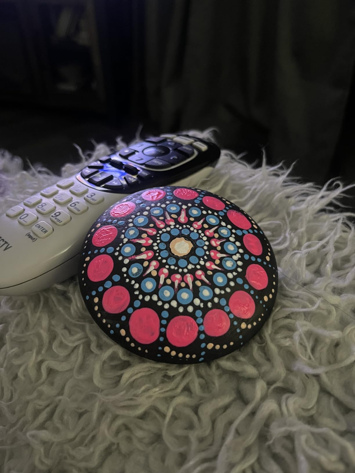 MoonGarden Mandala Rock Painting Kit - Mandala Dotting Tools Kit - Large Wooden Rocks for Painting, Stencils, Acrylic Paints, Dotting Tools for Rocks - Dot Art Kit for Adults & Kids customer photo 1