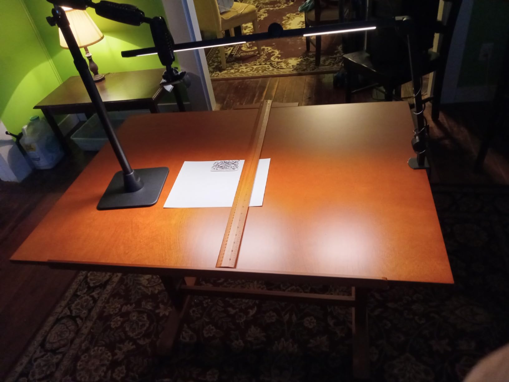 MEEDEN Extra-Large Wood Drafting Table: 42