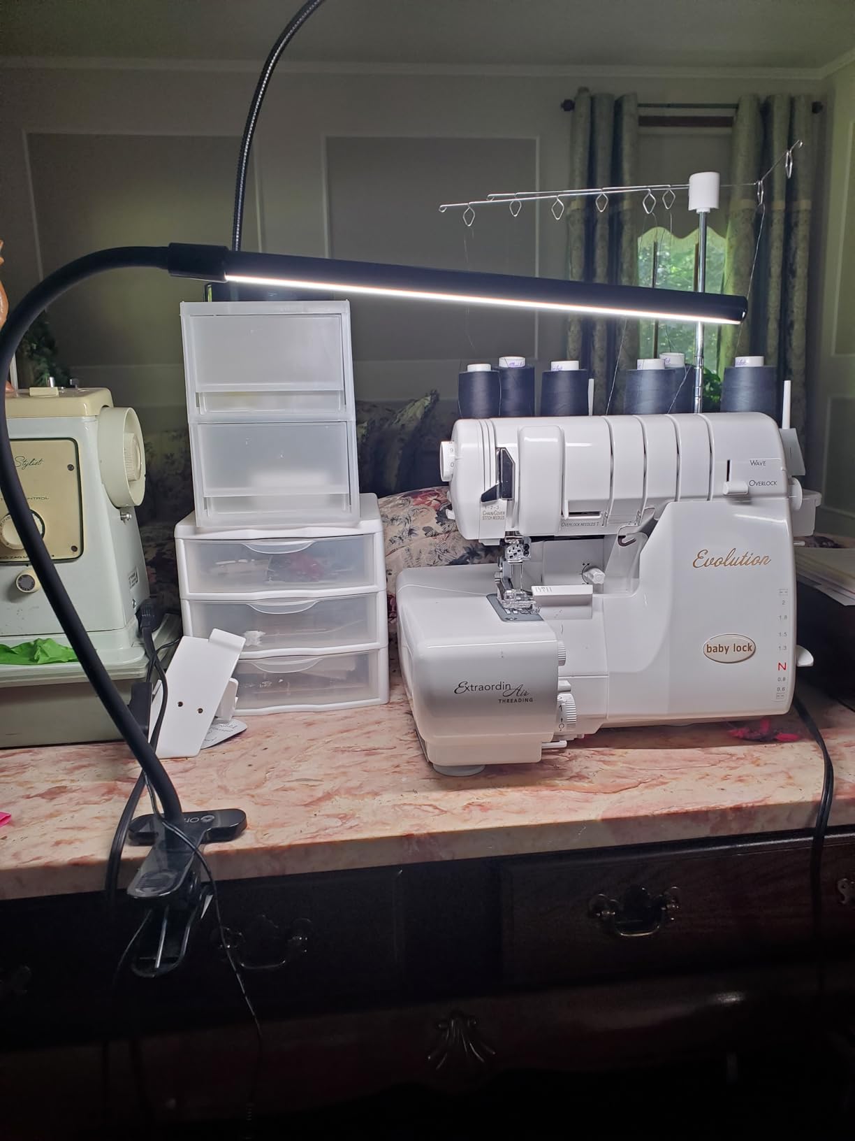 OttLite LED Clip-On Easel Lamp, Black - ClearSun LEDs Reduce Eyestrain - 12.6