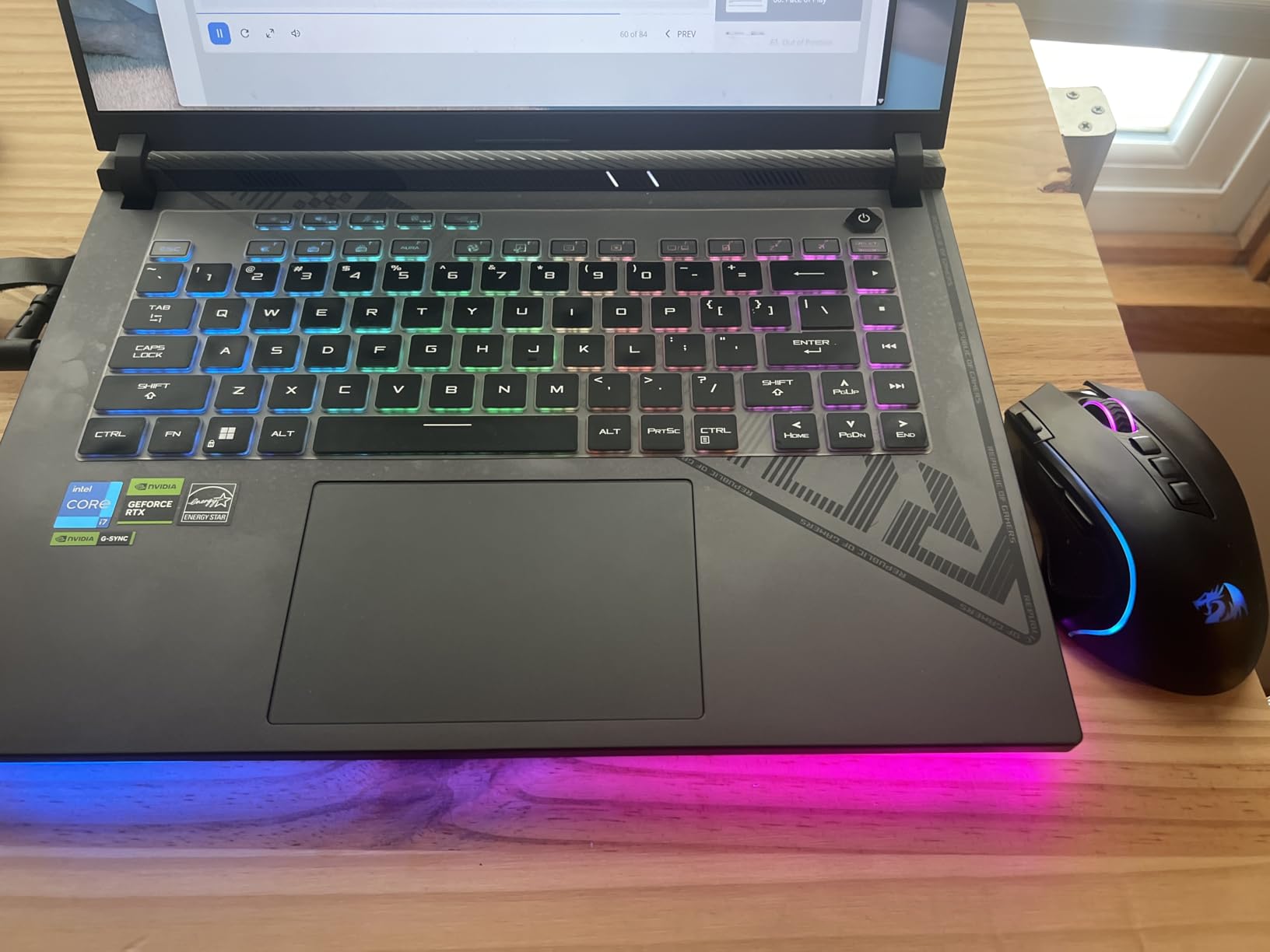 ASUS ROG Strix G16 Gaming Laptop, 165Hz Display, NVIDIA GeForce RTX 4060, Intel Core i7-13650HX, 16GB DDR5, 1TB PCIe Gen4 SSD, Wi-Fi 6E, Windows 11 customer photo 1