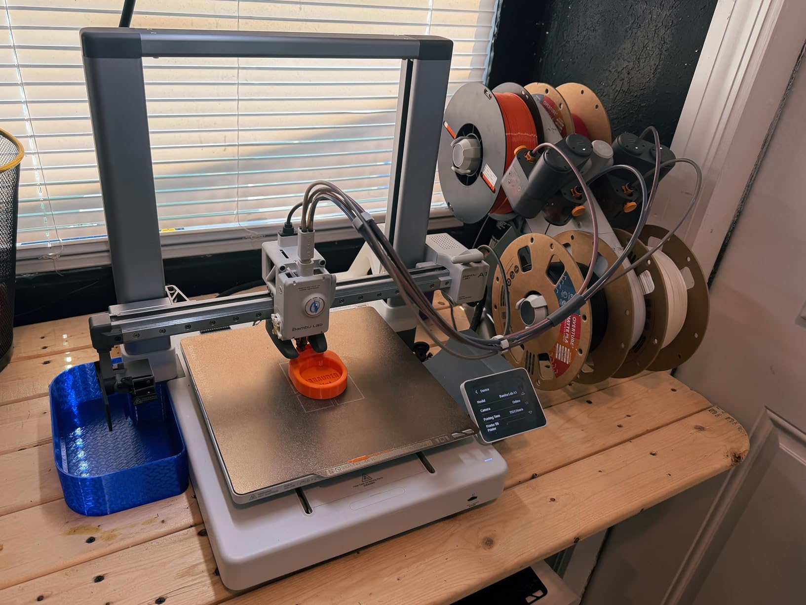 Bambu Lab A1 3D Printer, Support Multi-Color 3D Printing, High Speed & Precision, Full-Auto Calibration & Active Flow Rate Compensation, 48 dB Quiet FDM 3D Printers 256 * 256 * 256mm Build Volume customer photo 1