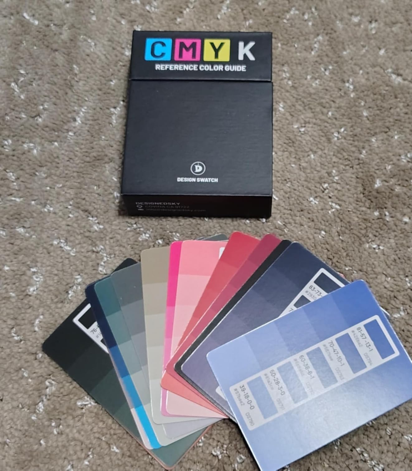 Design Swatch A CMYK and Pastels Color Reference Guide with 50 Cards and 300 Design-Focused Colors (CMYK) customer photo 1