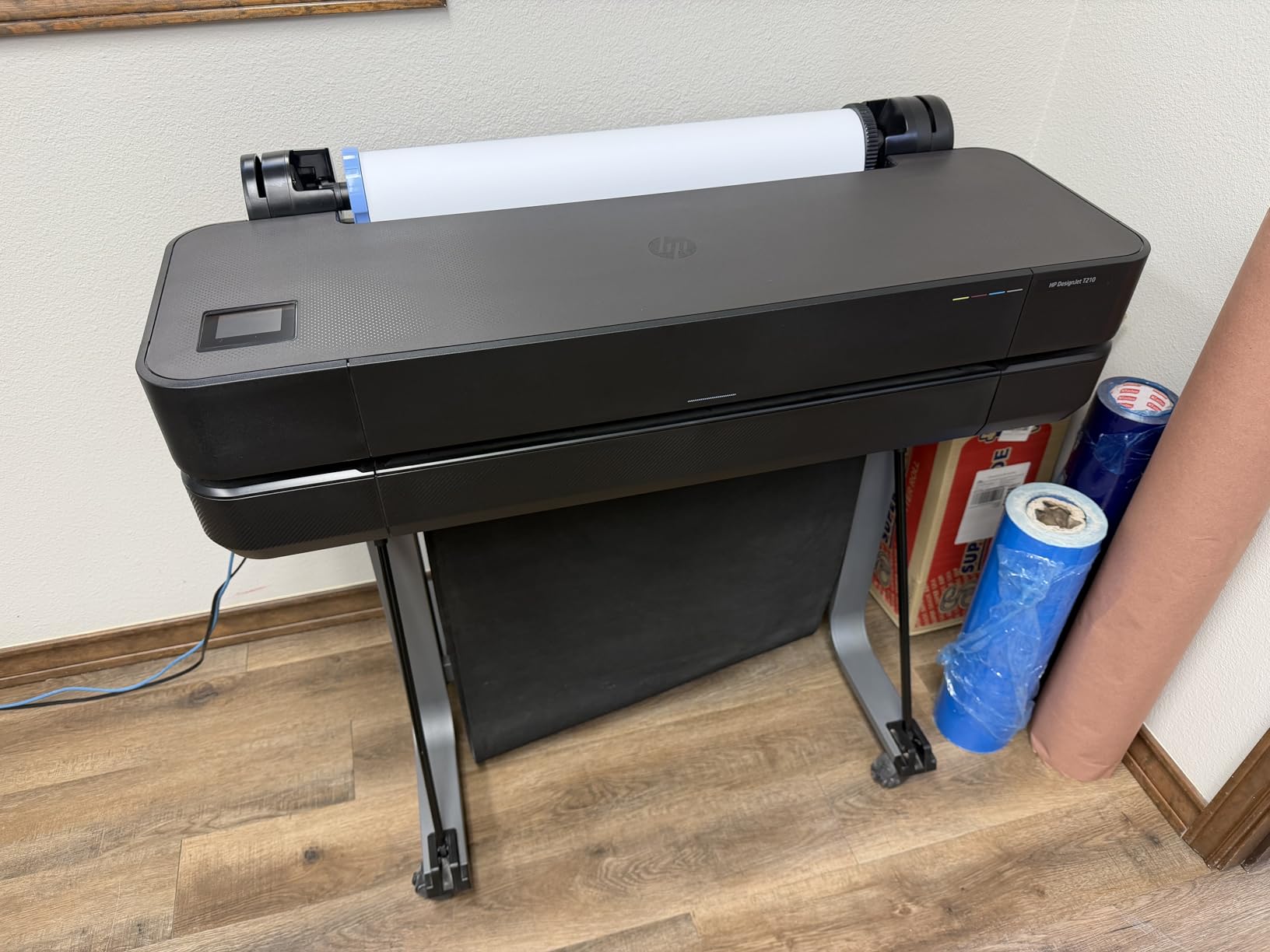 HP DesignJet T210 Large Format 24-inch Plotter Printer, for Easy CAD & Poster Prints (8AG32D) customer photo 2