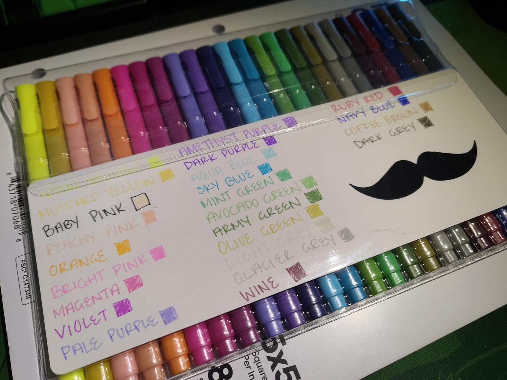 Mr. Pen- Fineliner Pens Colored, 24 Pack, Bible Journaling Pen, Ergonomic Triangular Colorful Barrels, 0.4mm Fine Liner Pens customer photo 1