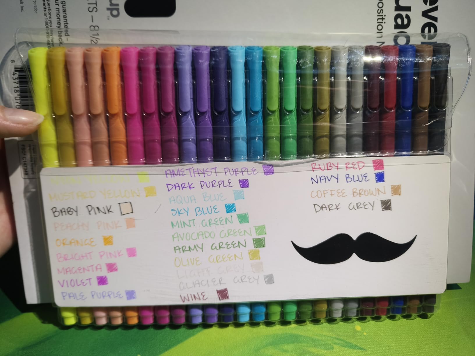 Mr. Pen- Fineliner Pens Colored, 24 Pack, Bible Journaling Pen, Ergonomic Triangular Colorful Barrels, 0.4mm Fine Liner Pens customer photo 2