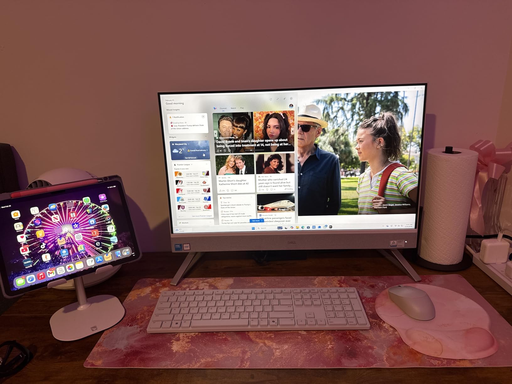 Dell 27 All-in-One Desktop ec27250-27-inch FHD Display, Intel Core 5 Processor 120U, 16GB DDR5 RAM, 512GB SSD customer photo 1