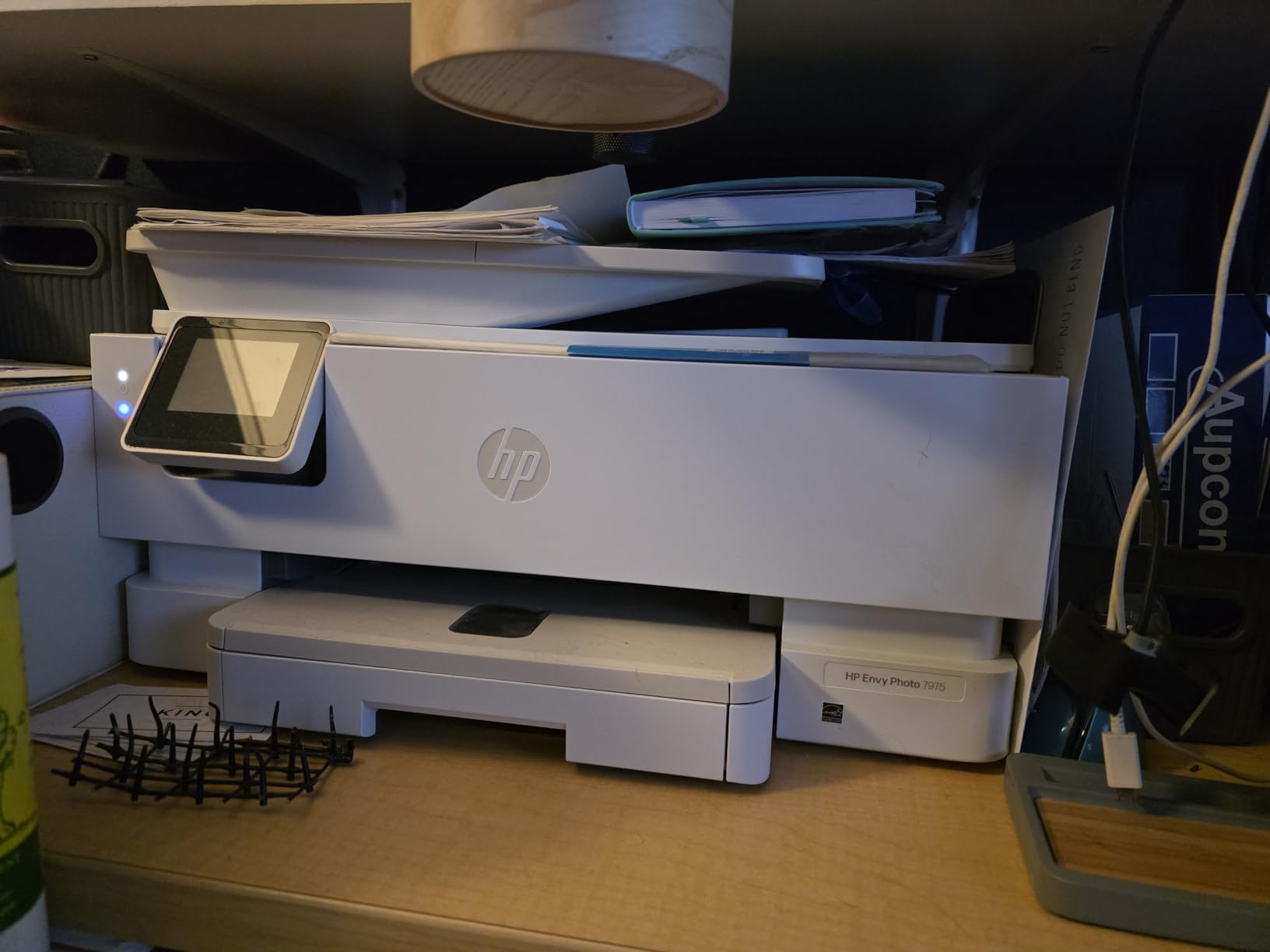 HP Envy Photo 7975 Wireless Color Inkjet Photo Printer, Print, scan, Copy, Easy Setup, Mobile Printing, Best-for-Home, 3 Month Instant Ink Trial Included, AI-Enabled customer photo 1