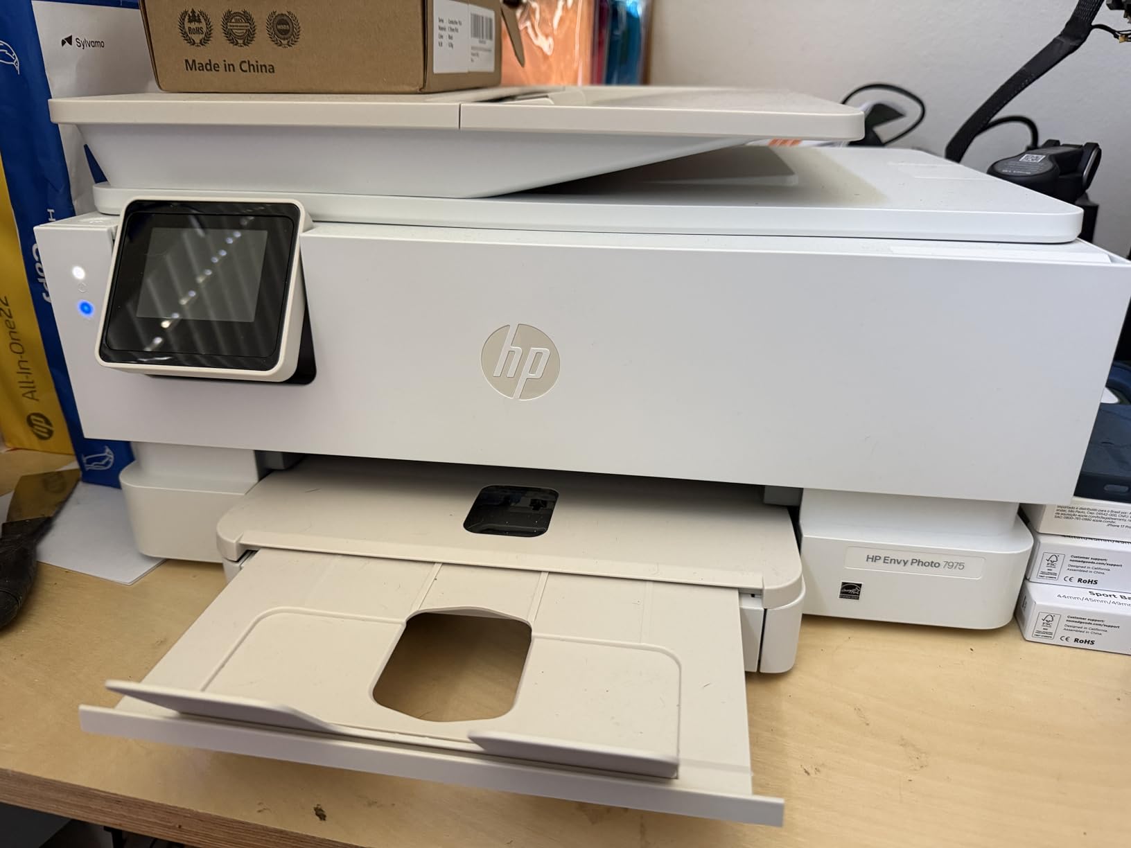 HP Envy Photo 7975 Wireless Color Inkjet Photo Printer, Print, scan, Copy, Easy Setup, Mobile Printing, Best-for-Home, 3 Month Instant Ink Trial Included, AI-Enabled customer photo 2