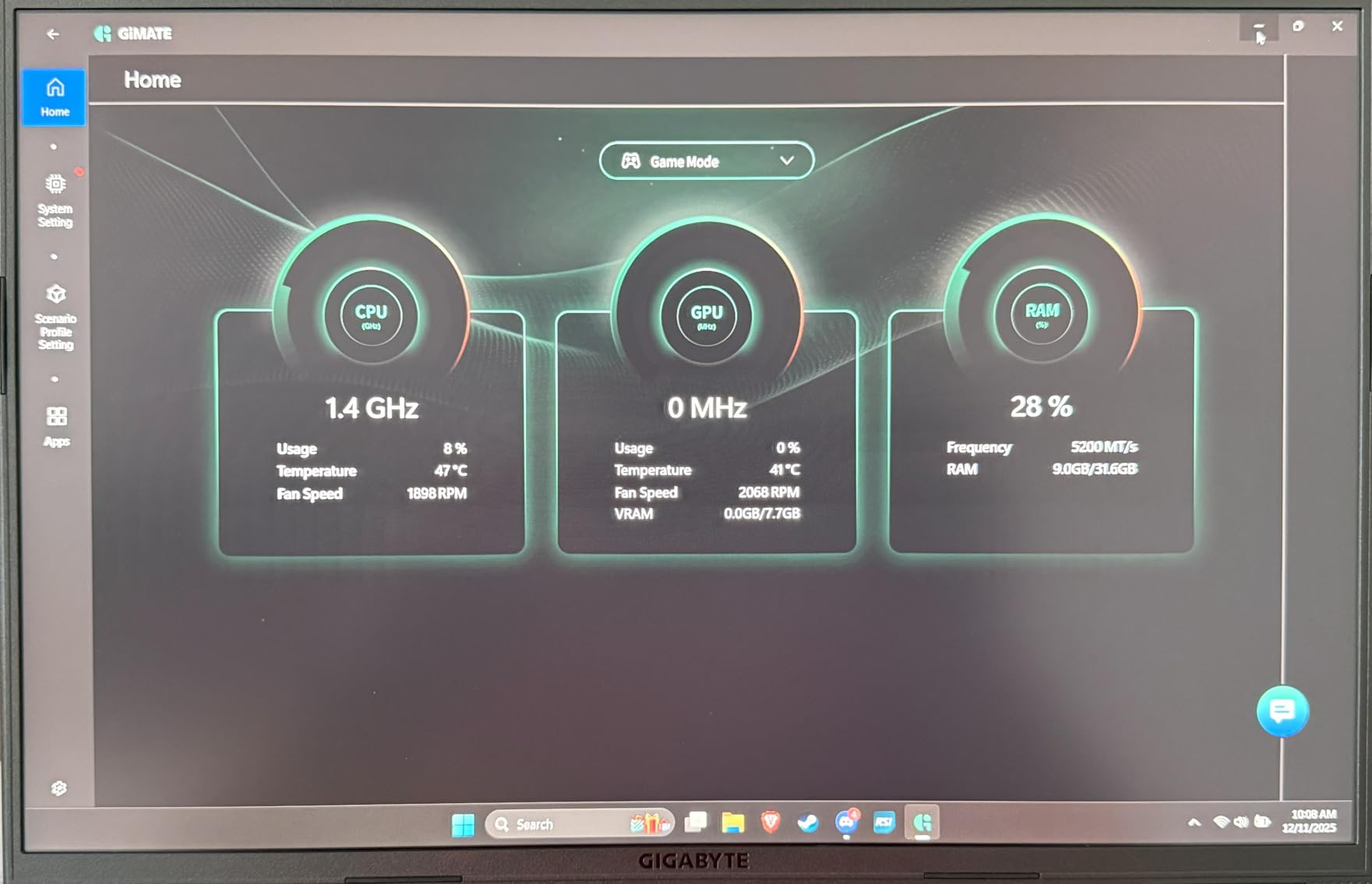 GIGABYTE Gaming A16 Gaming Laptop - 165Hz 1920x1200 WUXGA - NVIDIA GeForce RTX 5070 - Intel i7-13620H - 1TB SSD with 32GB DDR5 RAM - Windows 11 Home AD Gaming A16 CWHI3US864SH customer photo 1