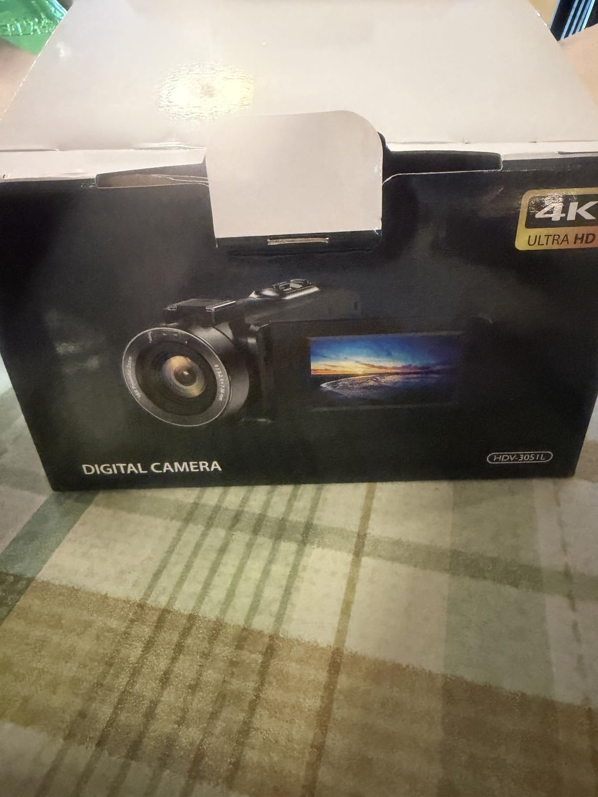 ZYDIIE 4K Video Camera Camcorder UHD 64MP Vlogging Camera for YouTube 18x Digital Zoom 3