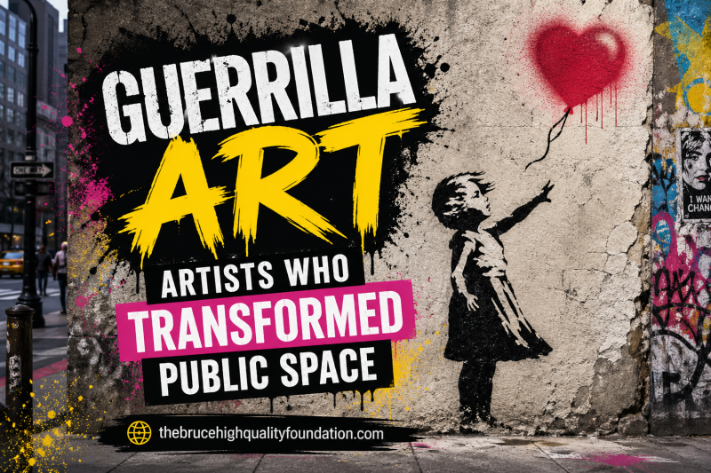 Guerrilla Art Artists Who Transformed Public Space