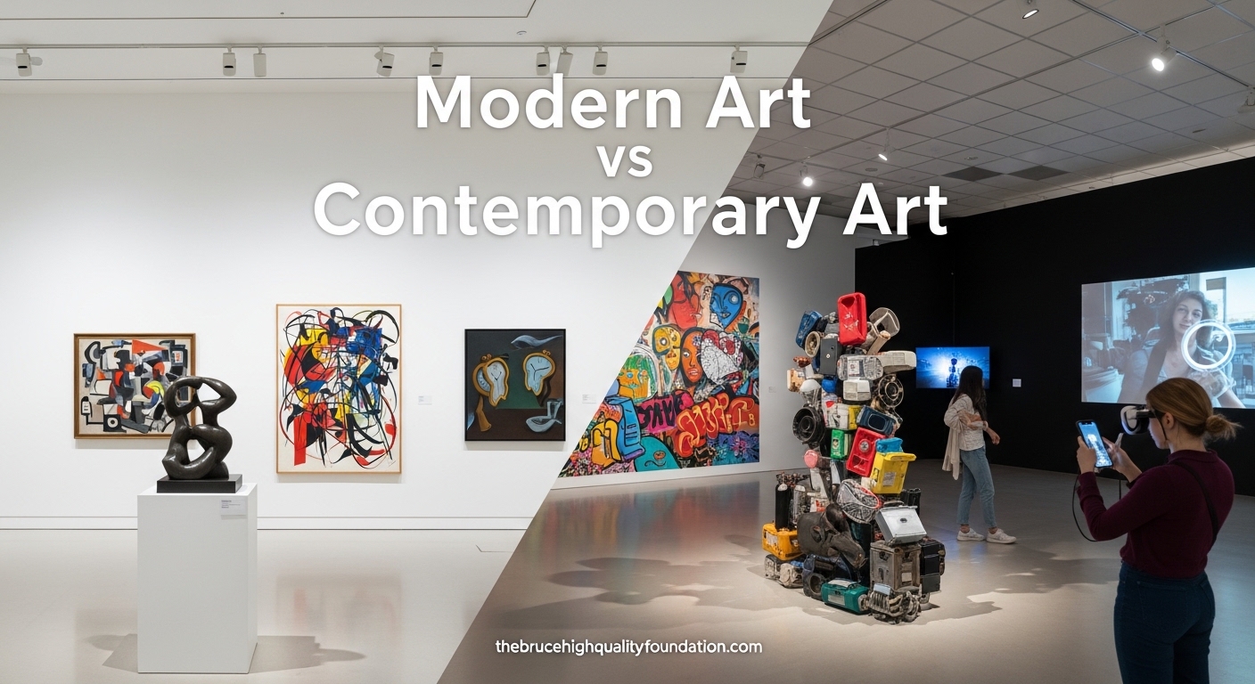 Modern Art vs Contemporary Art