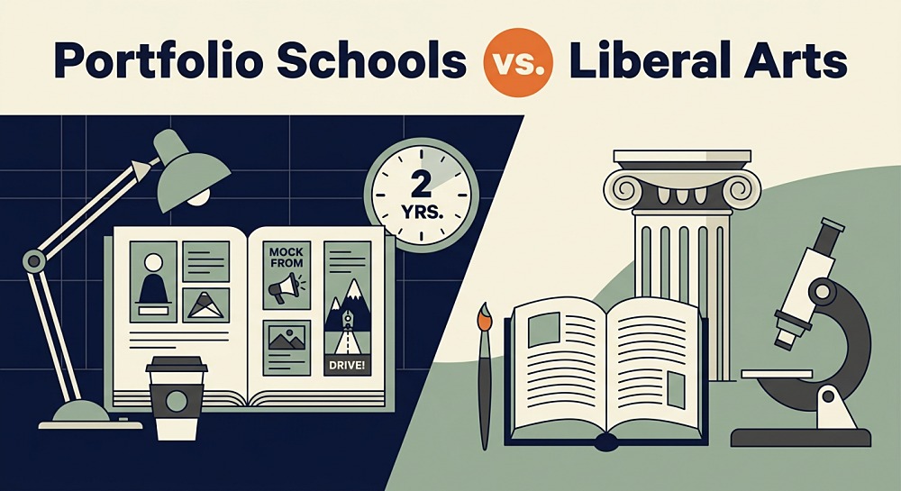 Portfolio Schools vs. Liberal Arts