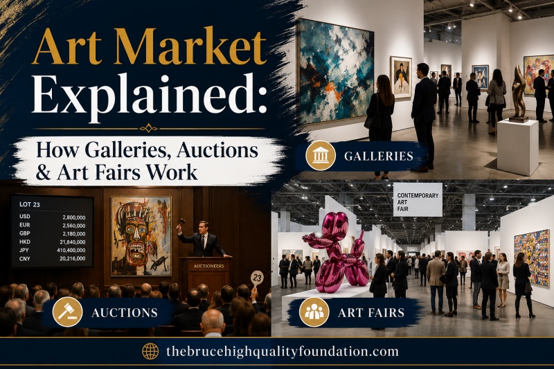 Art Market Explained: How Galleries, Auctions & Art Fairs Work