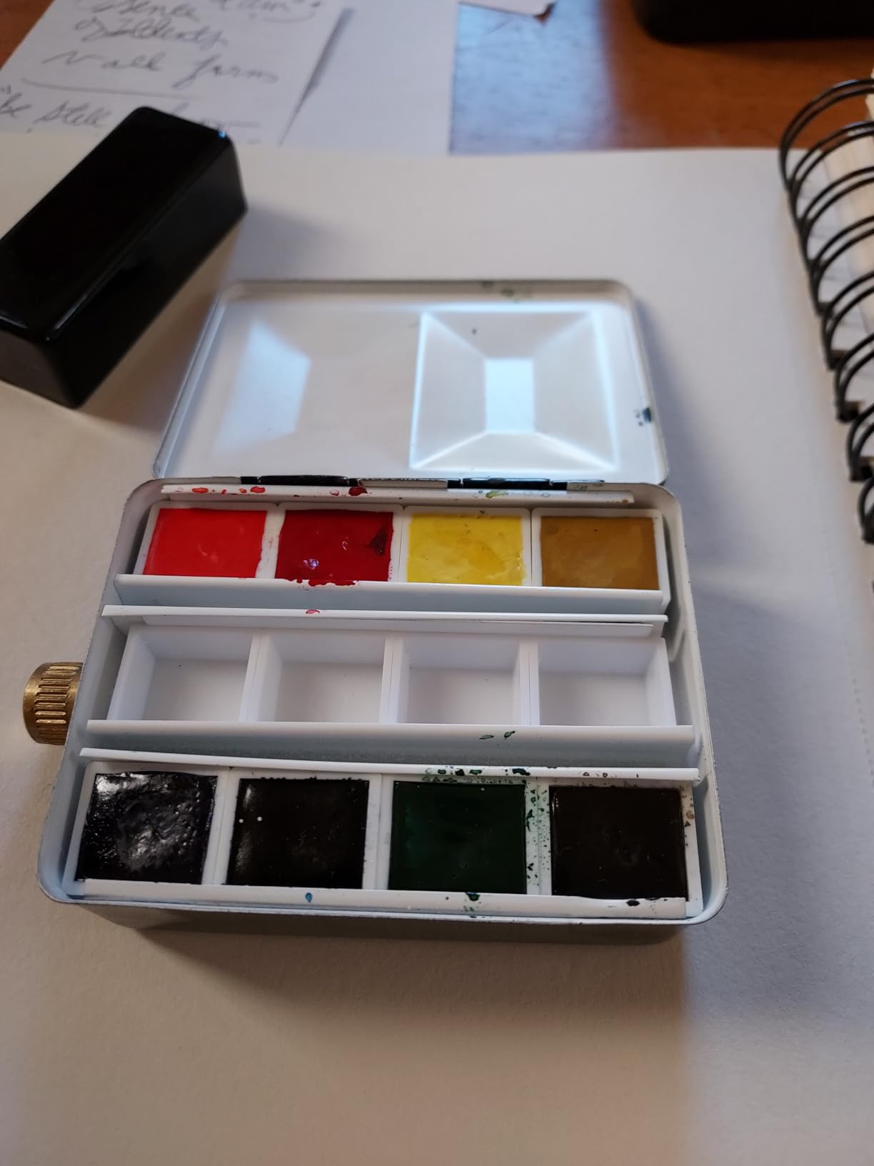 Schmincke HORADAM AQUARELL Color Box with 24 Finest Watercolors - Premium Black Metal Box customer photo 1