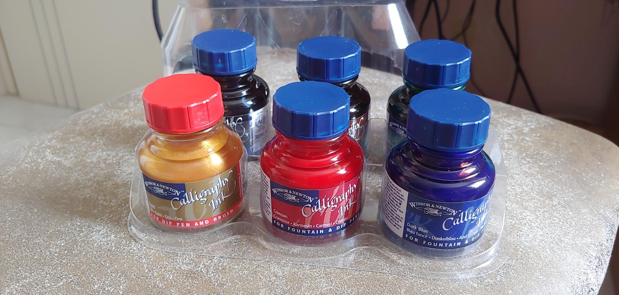 Winsor & Newton Calligraphy 6-Jar Ink Set, 30ml customer photo 2