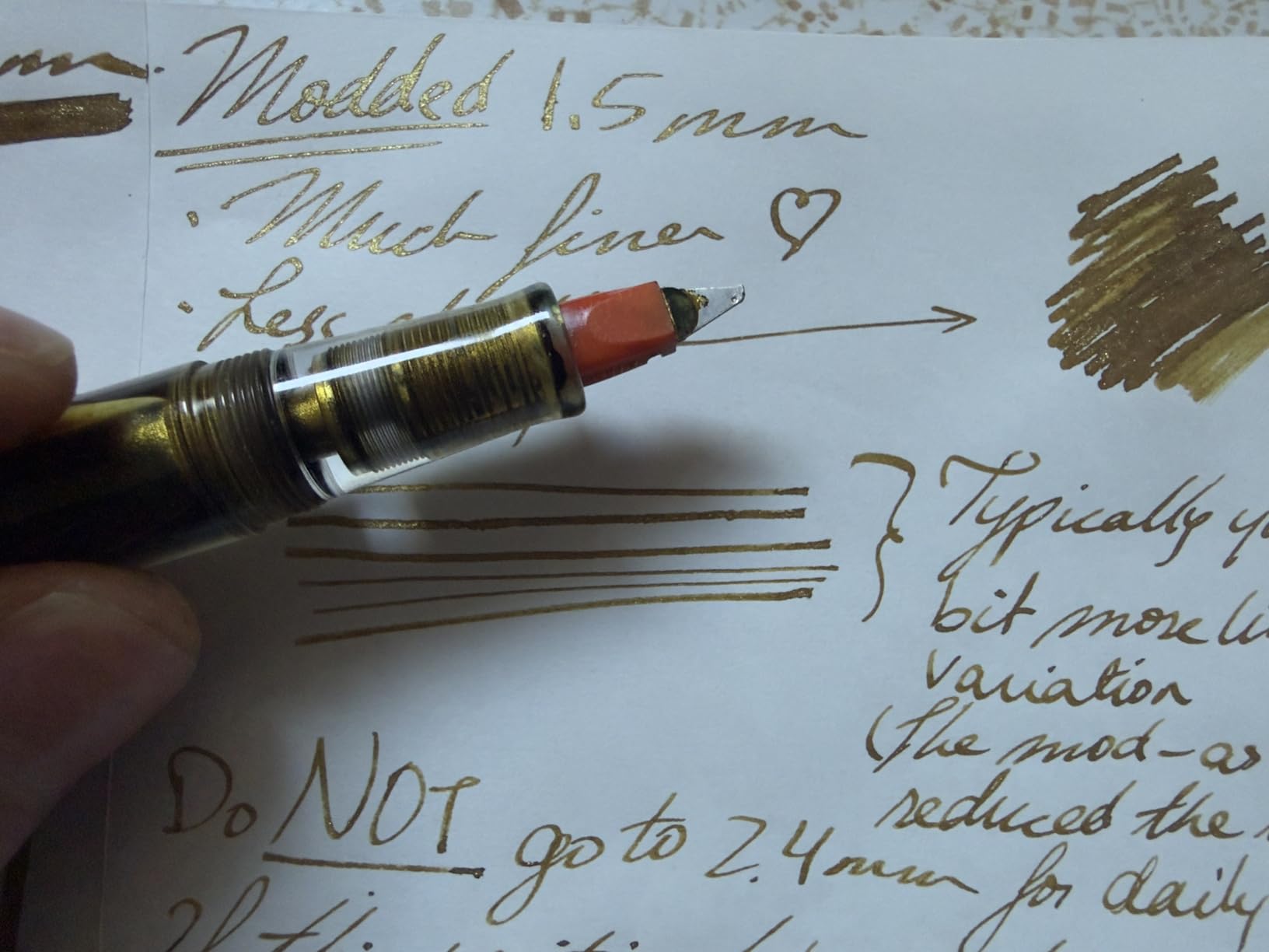 Pilot Parallel Calligraphy Pen Set - 2.4mm Nib with Black and Red Ink Cartridges customer photo 1