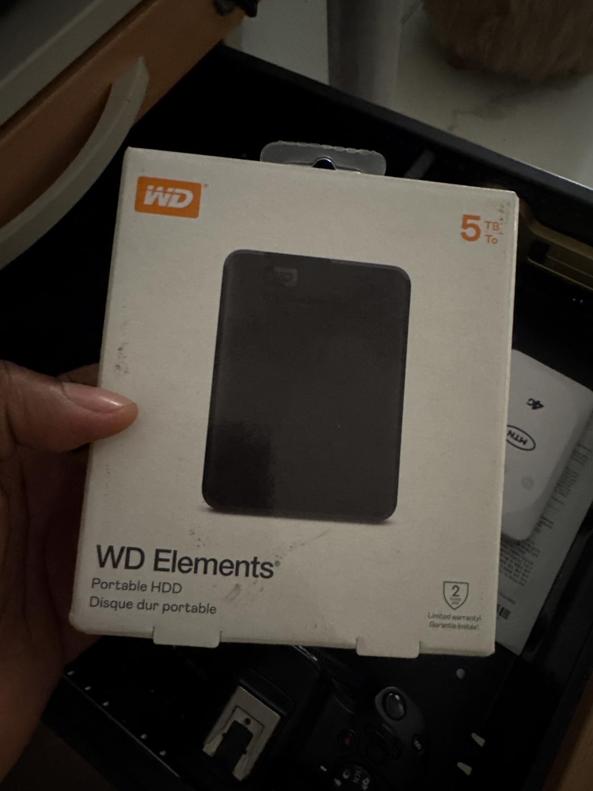 WD 4TB Elements Portable External Hard Drive for Windows, USB 3.2 Gen 1/USB 3.0 for PC & Mac, Plug and Play Ready - WDBU6Y0040BBK-WESN customer photo 1