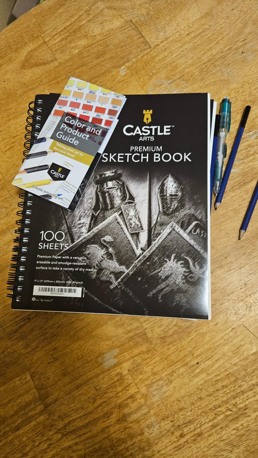 Castle Art Supplies Premium Sketch Books 9in x 12in | Double Sketch Pad Pack | 200 Sheets of Quality 90gsm Paper for Adult Artists and Learners customer photo 1