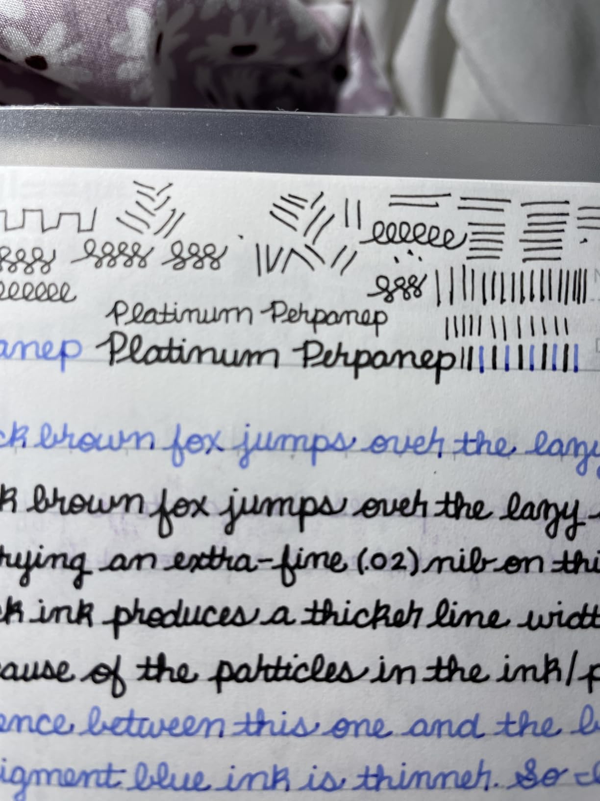 Platinum PSQ-400 Preppy Fountain Pen, Fine Nib (0.2mm), Black customer photo 2