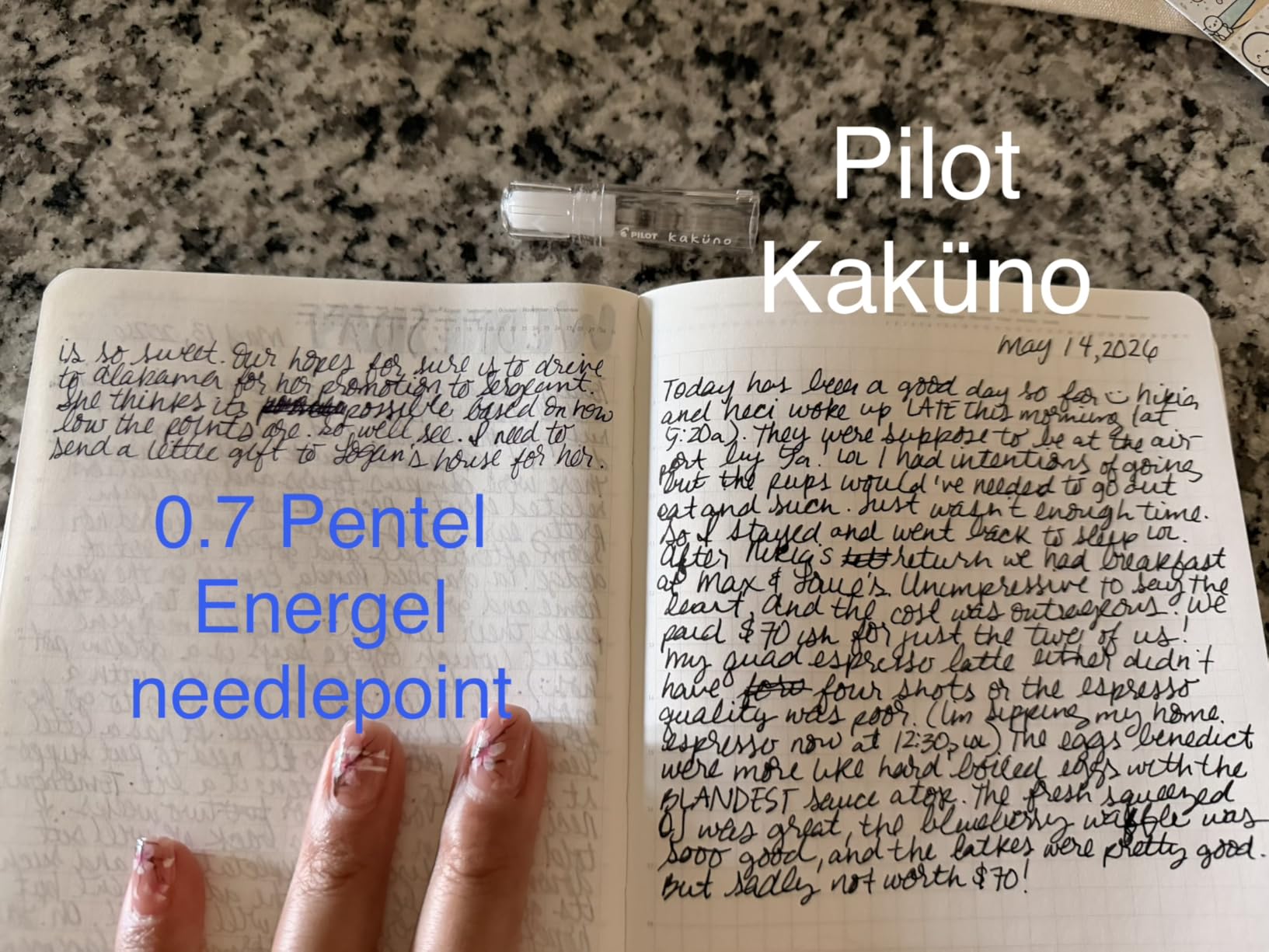 Pilot Kakuno Fountain Pen, Clear Barrel, Fine Nib, 0.3mm customer photo 1