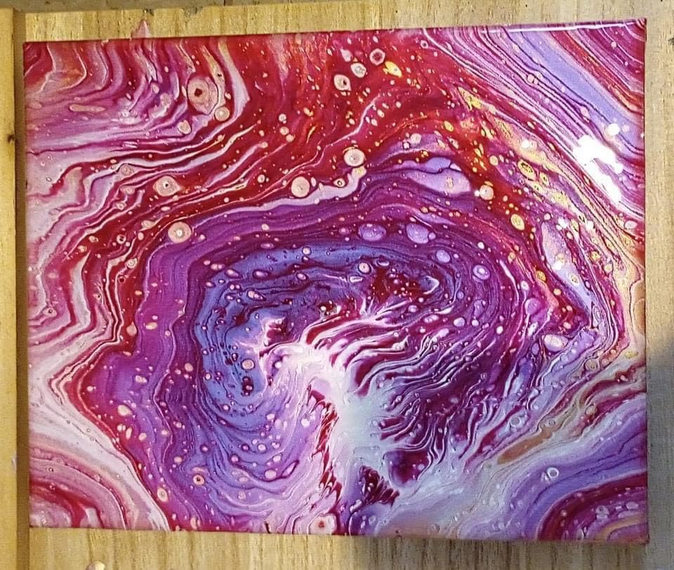 Pouring Masters Romance Novel Red Ready to Pour Acrylic Pouring Paint - Premium 8-Ounce Pre-Mixed Fluid Acrylic Paint customer photo 1