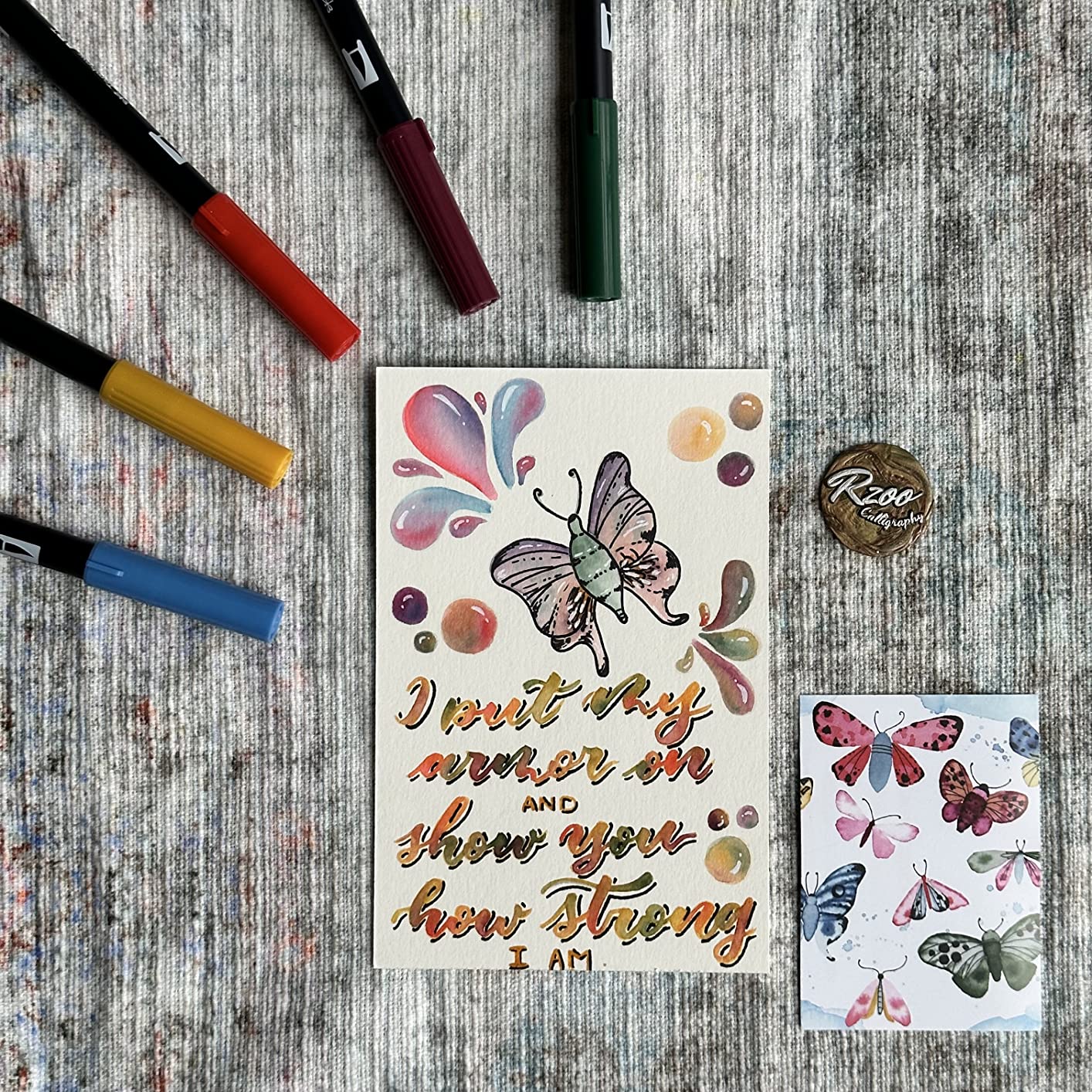 Tombow 56198 Watercolor Set. Includes Dual Brush Pens, Water Brush, Blending Palette, Guide, and More. Perfect for Beginner Watercolor Art! customer photo 1