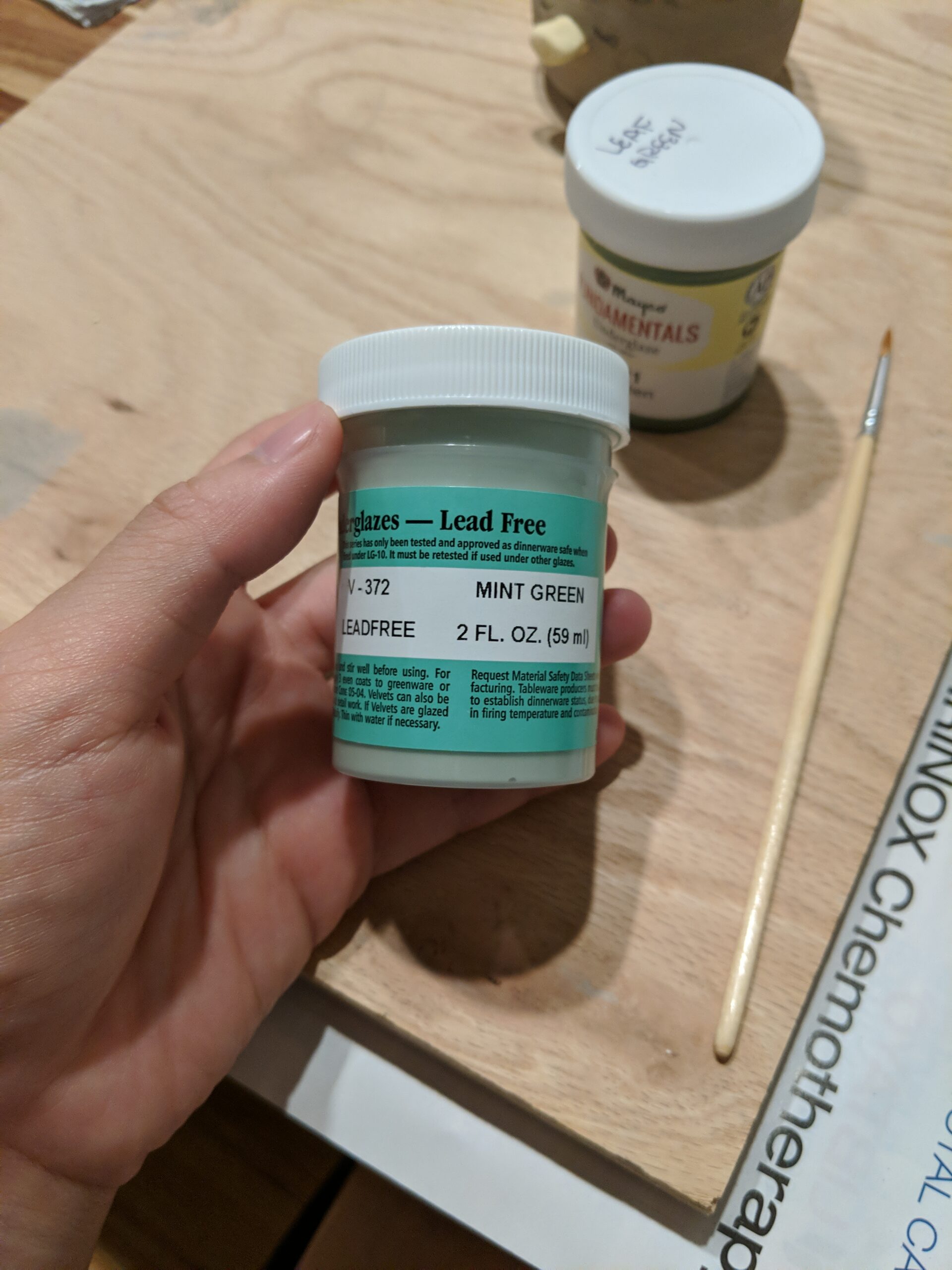 AMACO Velvet Underglazes, 2 oz. (59 mL) Jars, 12-Count Set No. 4 | Assorted Colors, Cone 05-10 (V) Intermixable Underglaze for Bisque and Wet/Unfired Clay customer photo 1