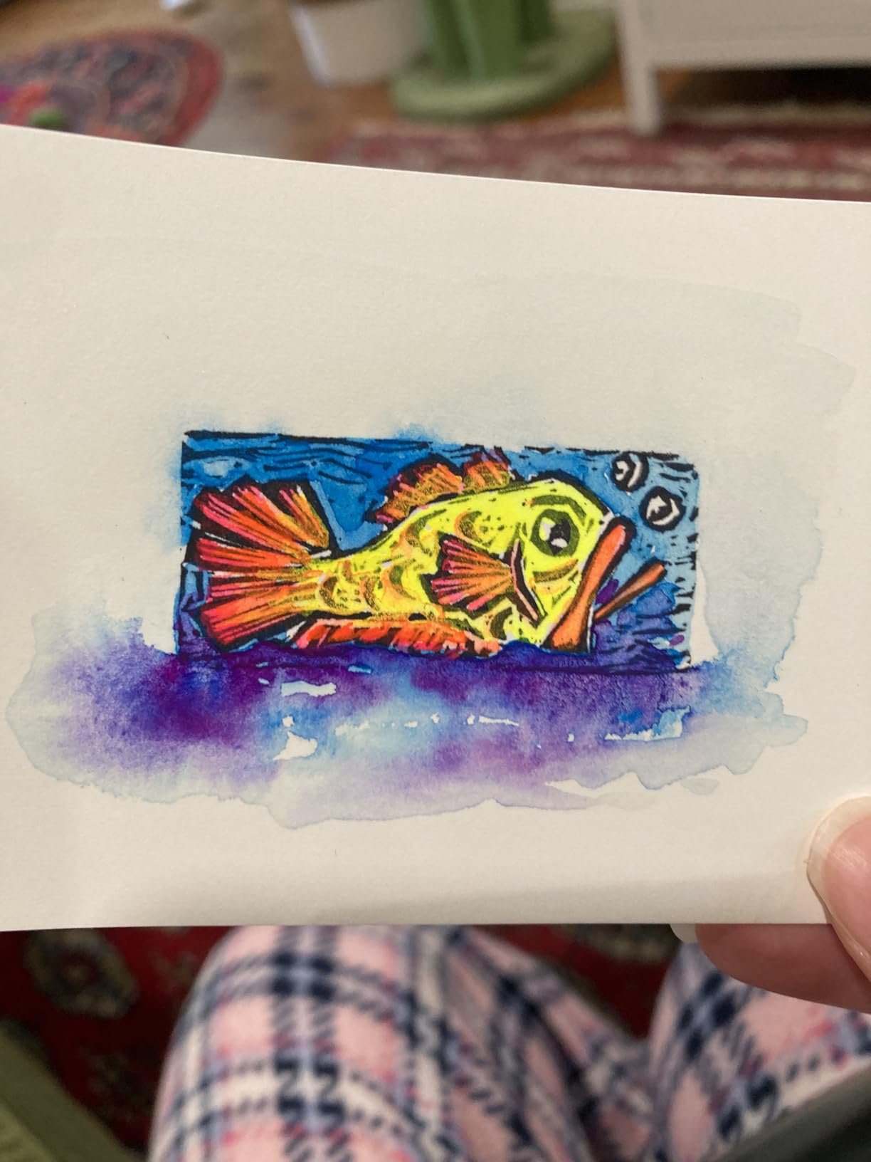 Arches Aquarelle Watercolor Paper Pad, Cold Pressed, 140lb/300gsm, 12 Sheet, 10x14 inch, 1 Count customer photo 1