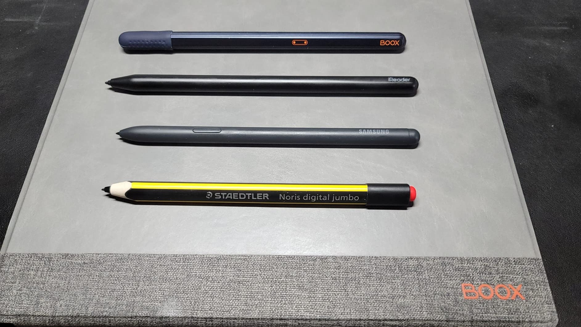 STAEDTLER Noris Jumbo Digital Stylus Pen: No Charging, EMR Palm Rejection, 4,096 Pressure Levels, Hexagonal Shape, Natural Writing and Drawing on Touchscreen Tablet, Laptop, Phone customer photo 1