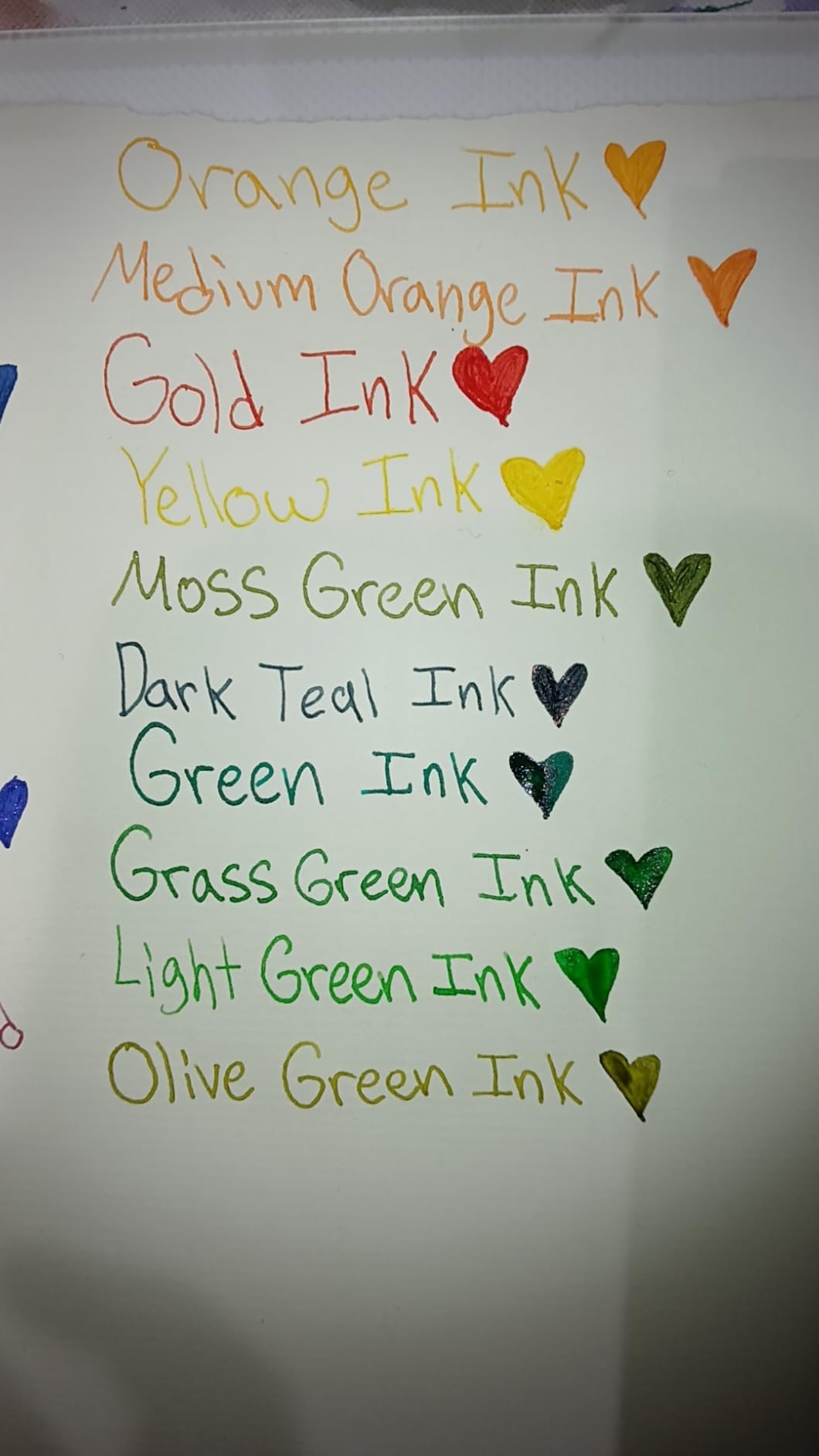 Glass Dip Pen Set,28 Pieces Calligraphy Set Includes 24 Color Inks Cleaning Cup Pen Holder 2 Crystal Glass Pens,Calligraphy Kit Ideas for Birthday Graduation Gifts Beginners customer photo 2