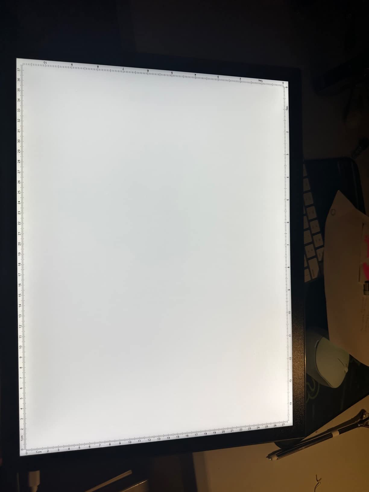 WELZK Light Board A3, 16.6×12.6inchs Light Pad, Side Button Design, 9 Levels/Stepless Dimming, Light Box Widely for Diamond Painting, Tracing, Weeding Vinyl etc. customer photo 2