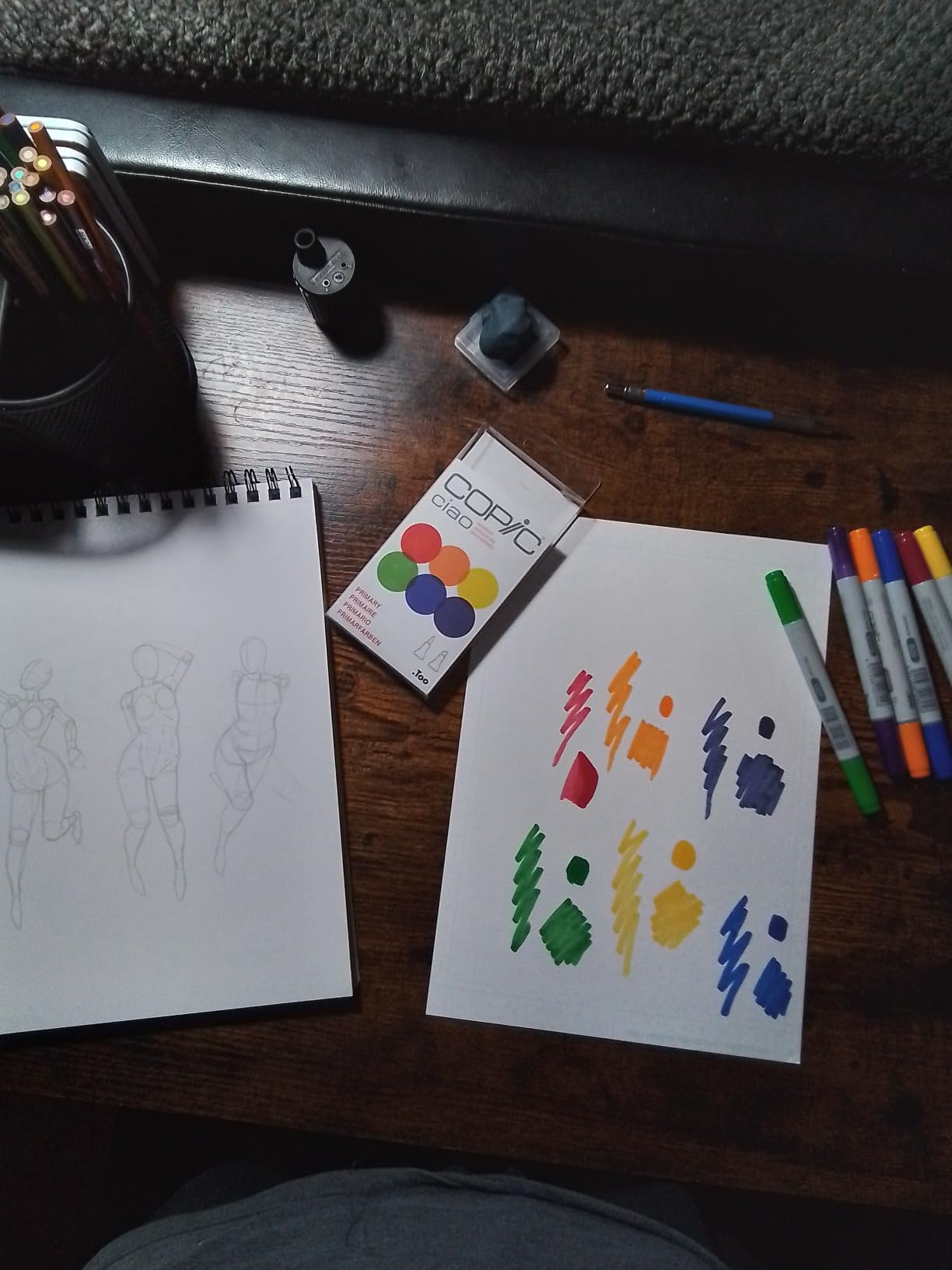 Copic Sketch, Alcohol Markers, 6pc Set, Portrait customer photo 1