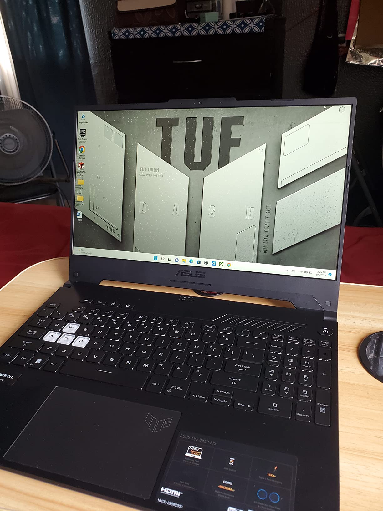 ASUS TUF Dash 15 (2022) Gaming Laptop, 15.6