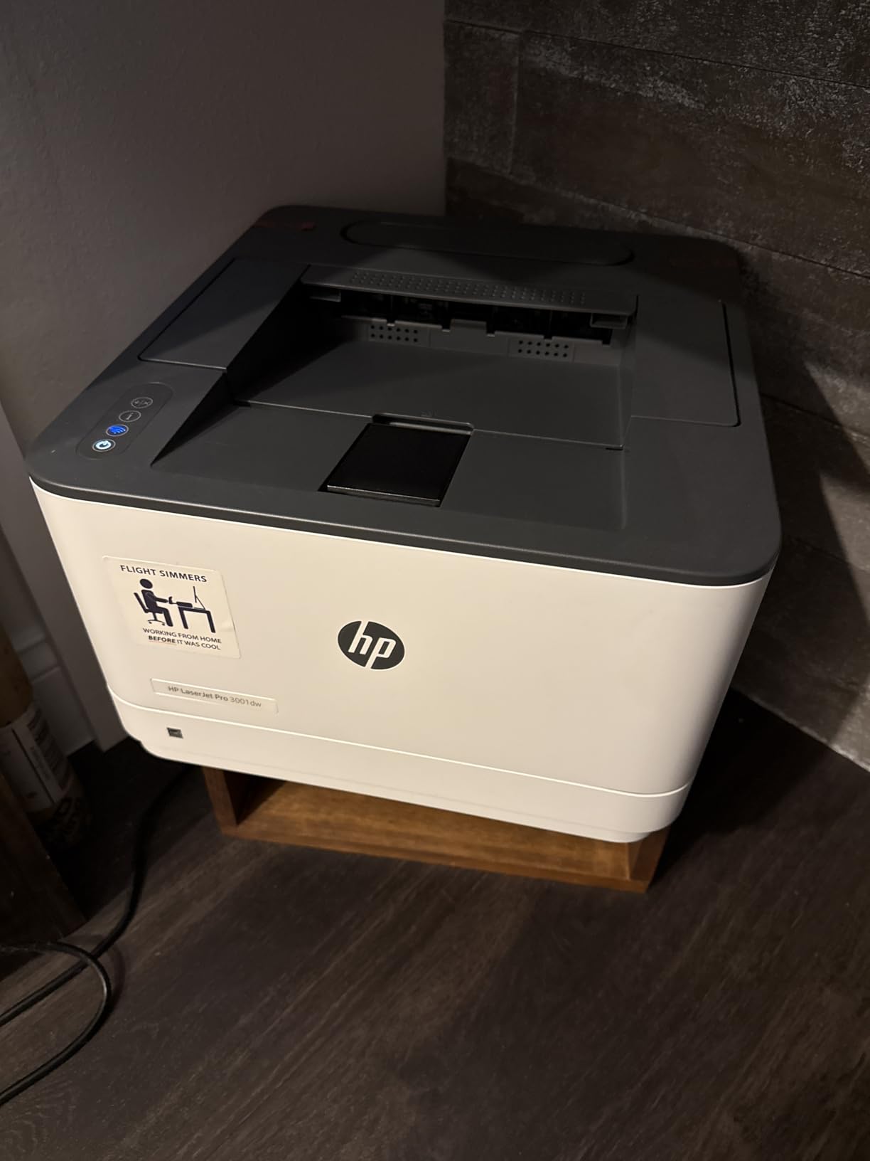 HP LaserJet Pro 3001dw Wireless Black & White Printer, Best-for-Office (3G65OF) customer photo 1
